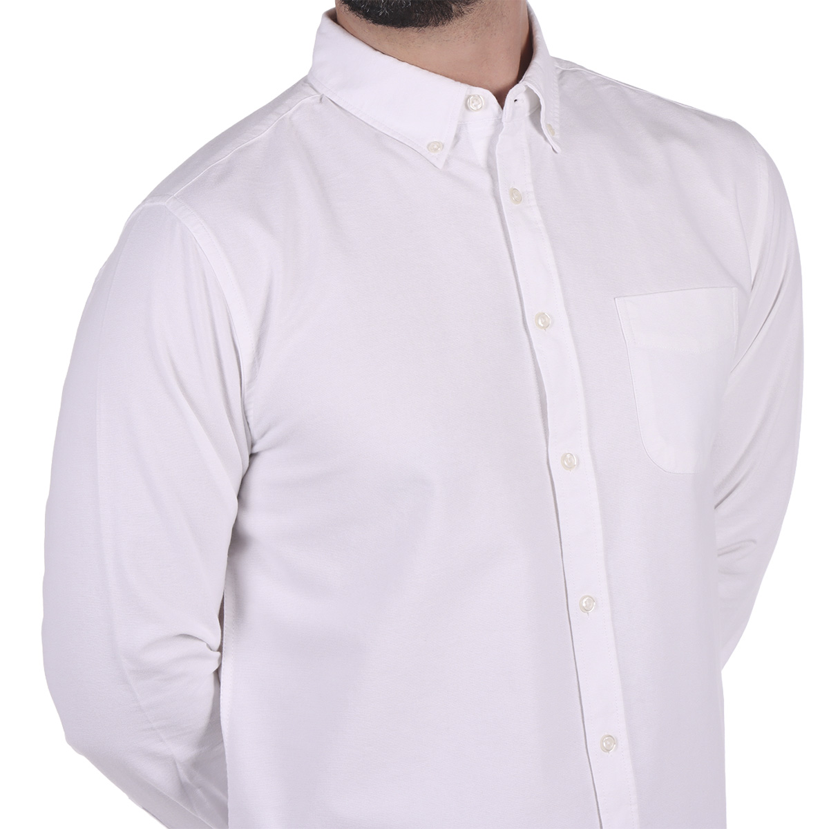 Camisa Oxford Manga Larga Dise&ntilde;o Liso Jeanius para Hombre image number null