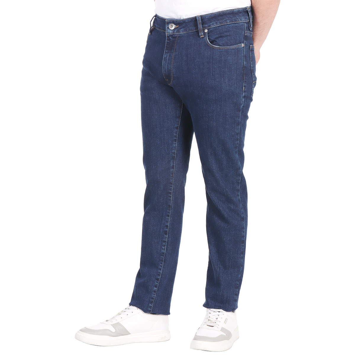 Jeans B&aacute;sicos Mezclilla Regular Carlo Corinto para Hombre image number null