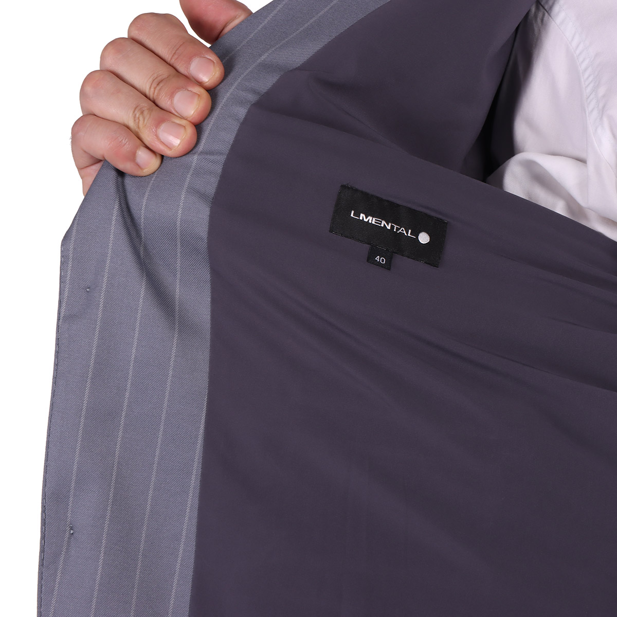 Saco Rayas Finas De LMENTAL para Hombre image number null