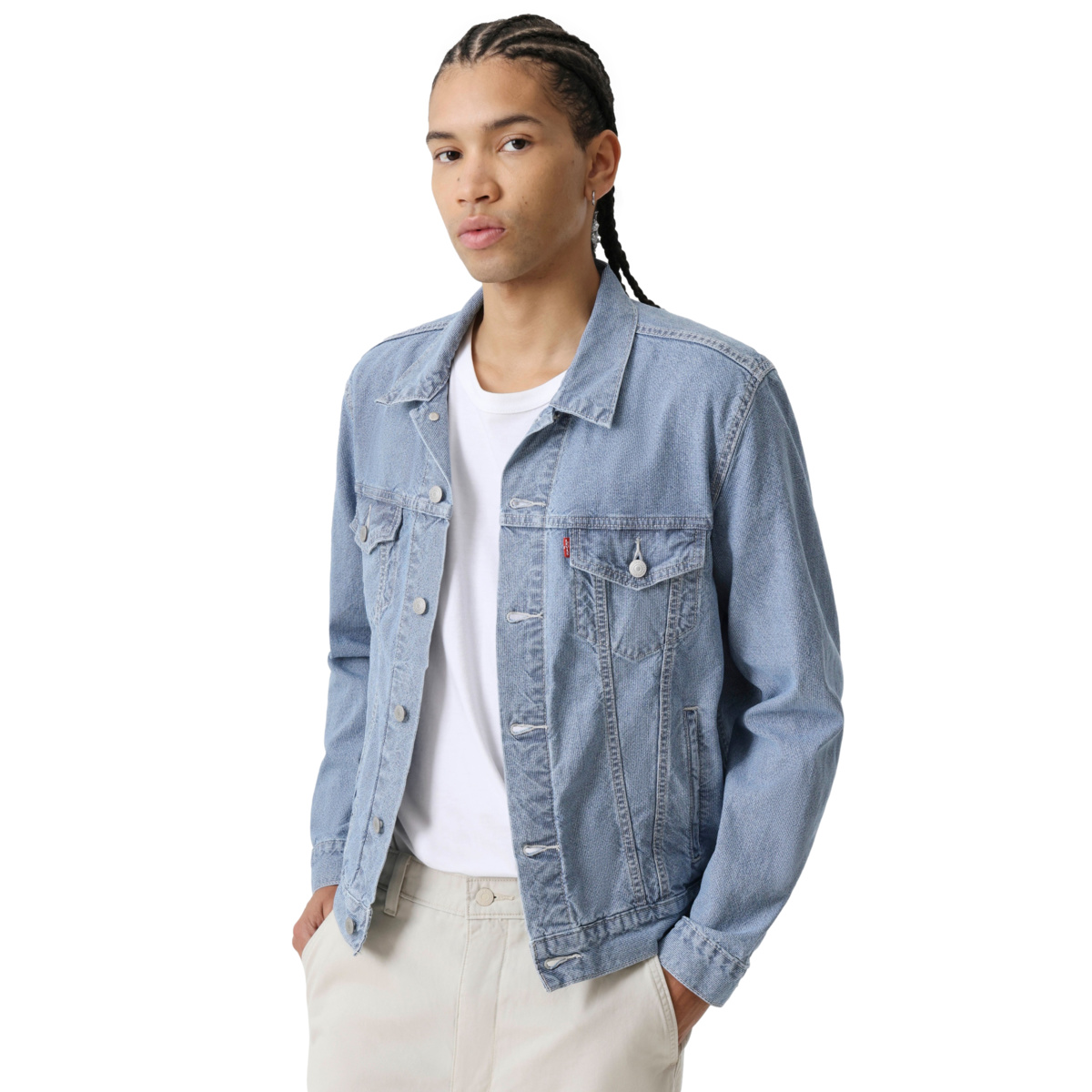 Levi&rsquo;s&reg; Chamarra Trucker de Mezclilla Regular Fit para Hombre image number null