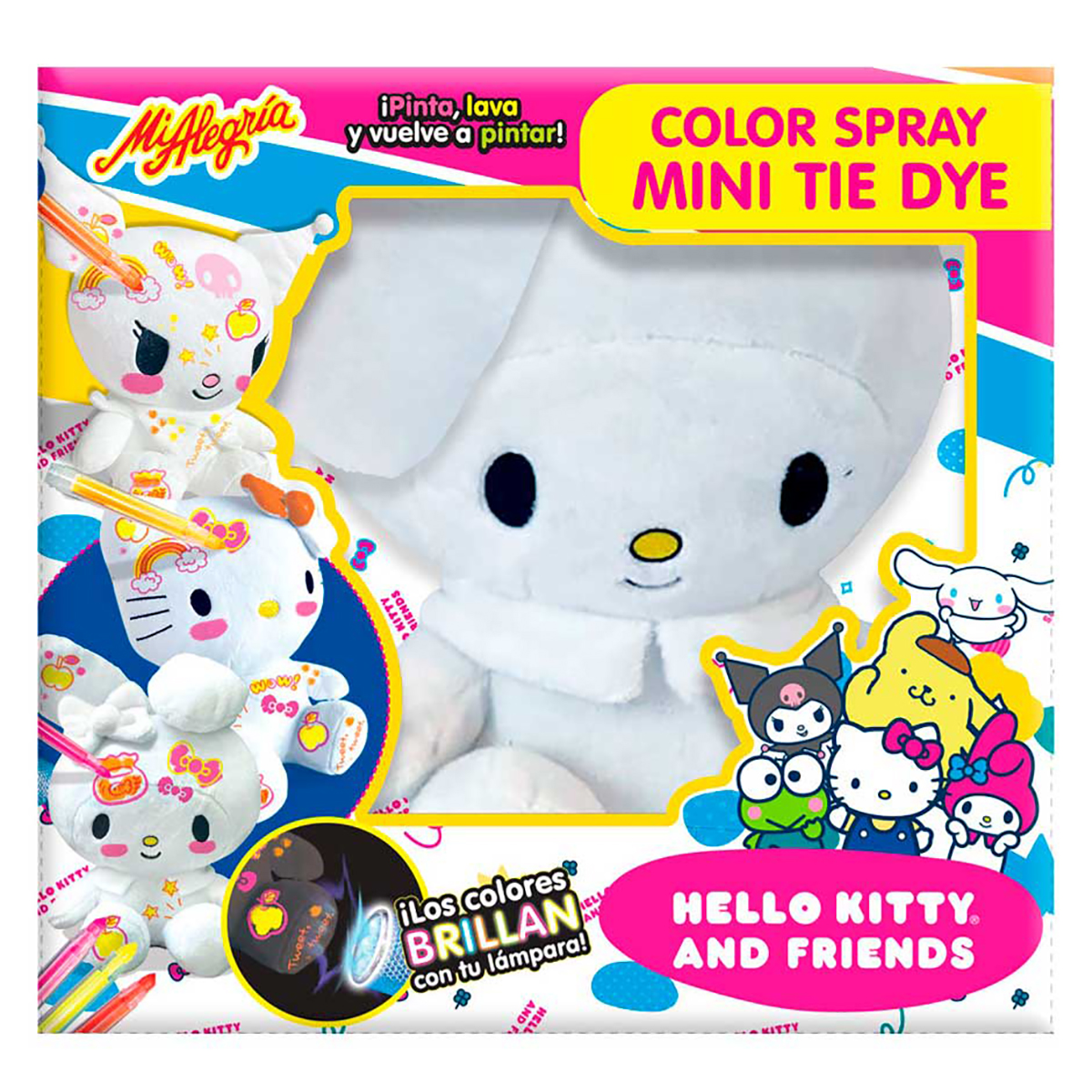 Peluche My Melody Mini Tie Day Color Spray Mi Alegr&iacute;a image number null