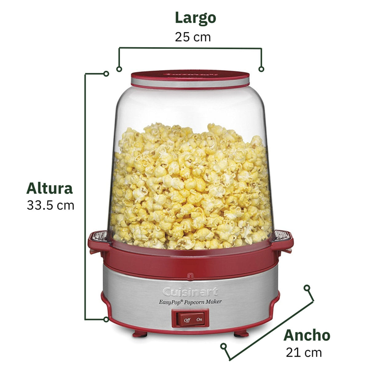 M&aacute;quina de Palomitas Roja Cuisinart image number null