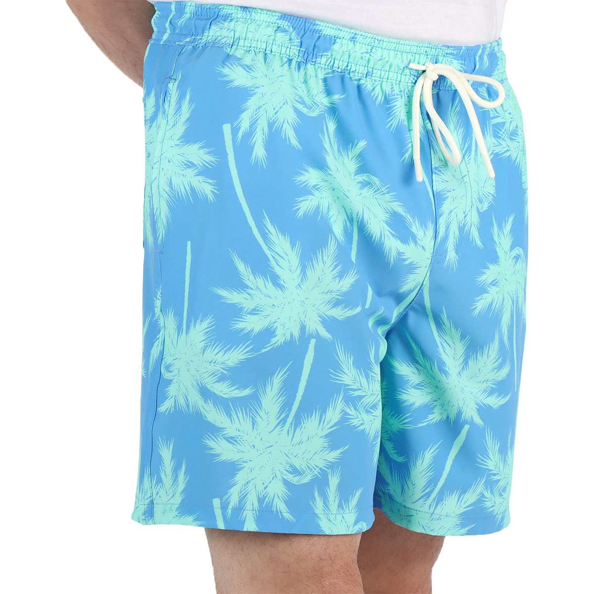 Traje de Ba&ntilde;o Estampado Palmeras Playero Jeanious Hombre image number null