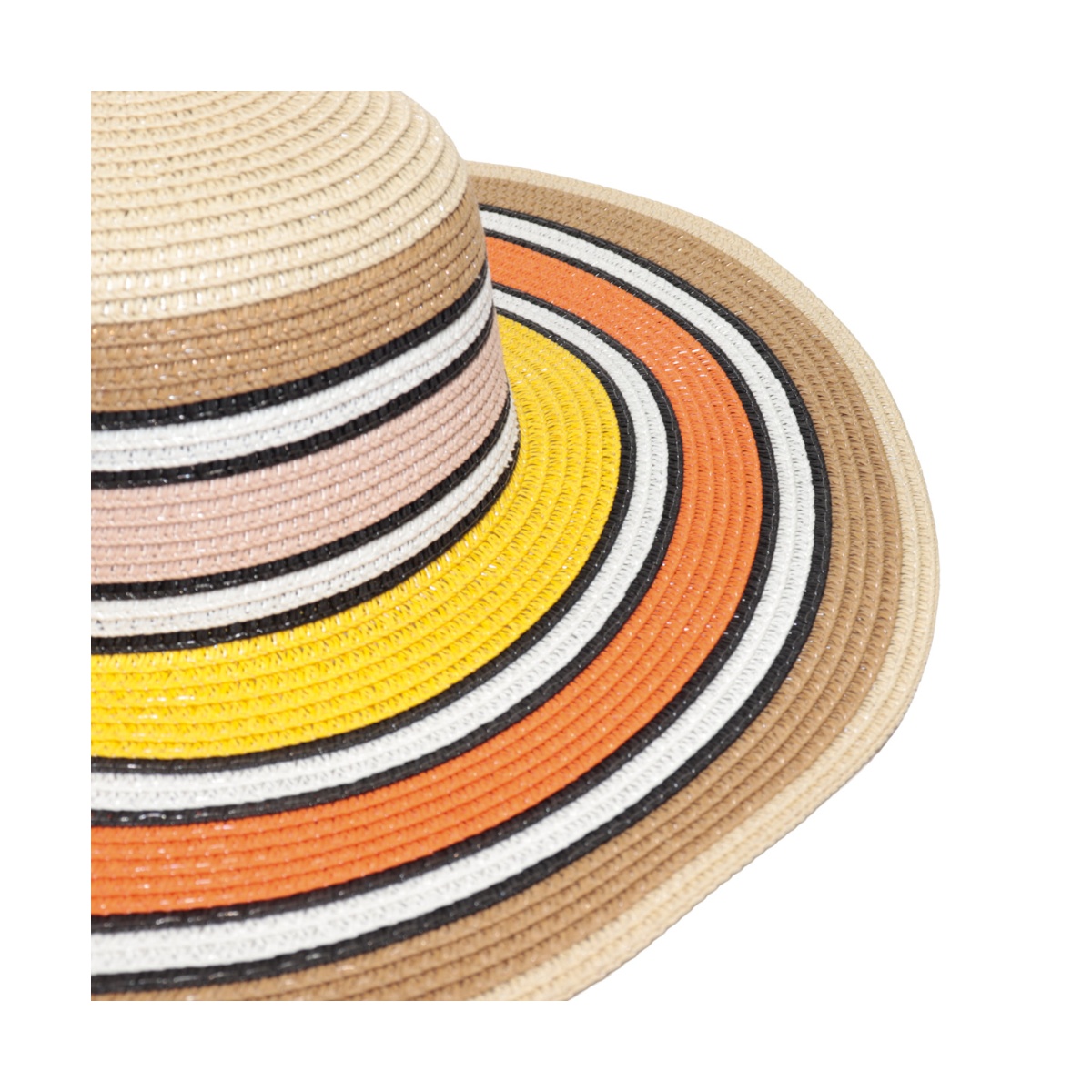 Sombrero De Playa Color Block A Phi By Philosophy Jr image number null