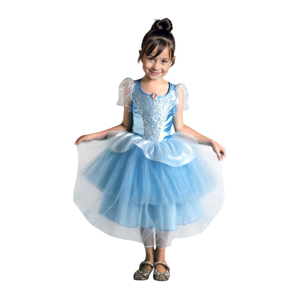 Disfraz Disney Princesa Cenicienta para Ni&ntilde;a image number null