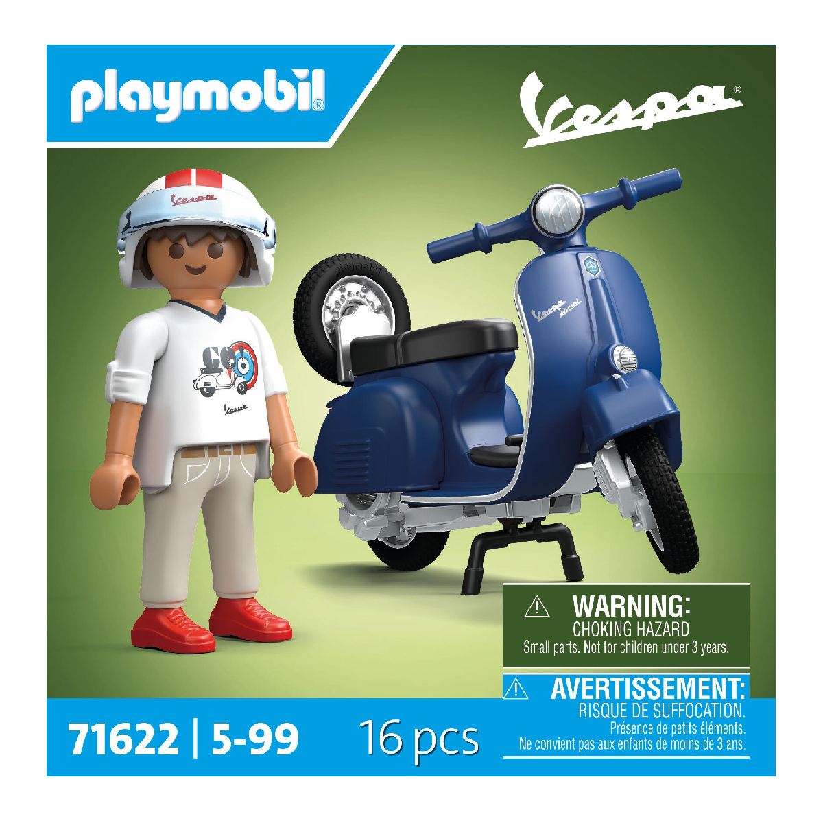 Vespa 150 Sprint Veloce Azul 1969 PLAYMOBIL image number null