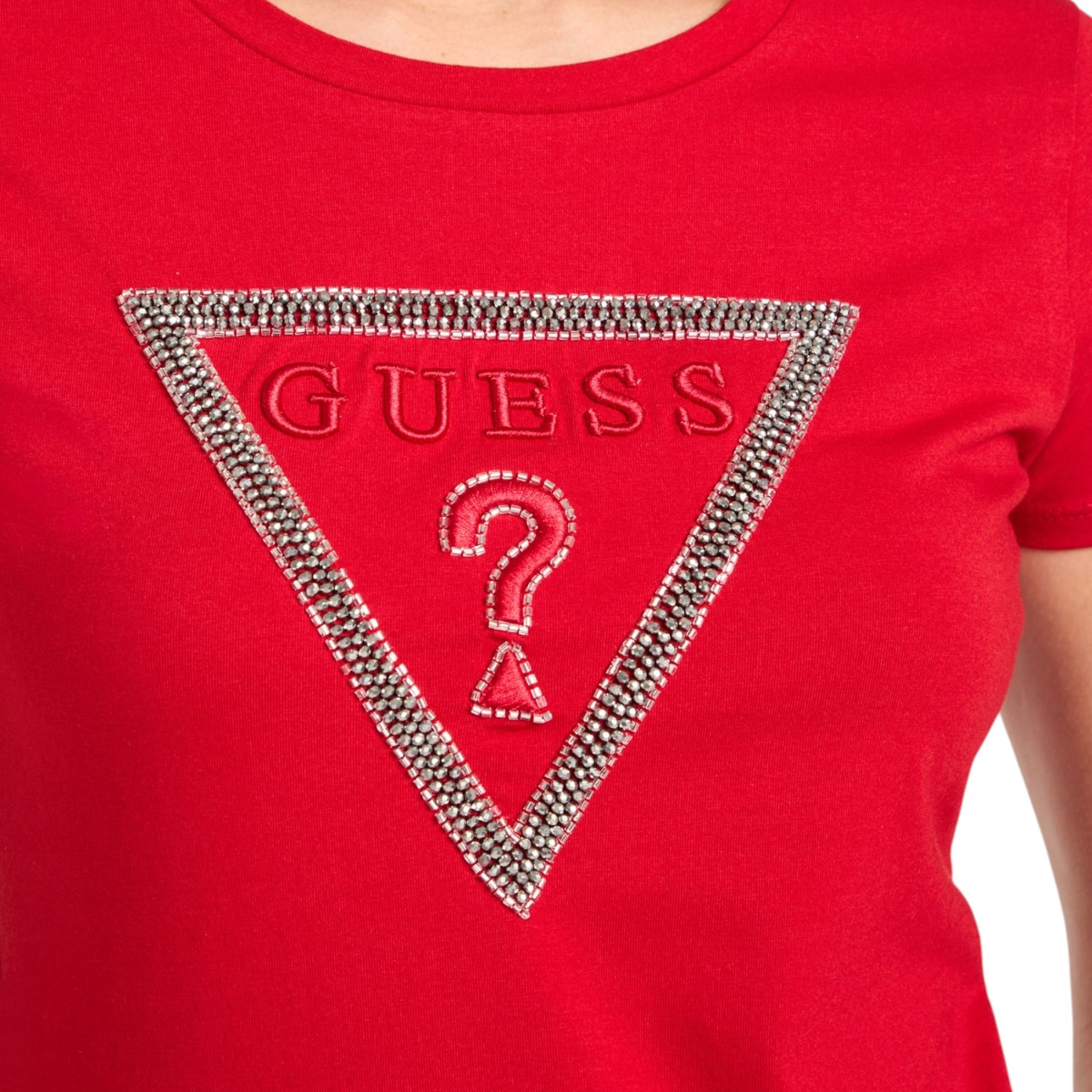 Playera Manga Corta Guess Factory Para Mujer image number null