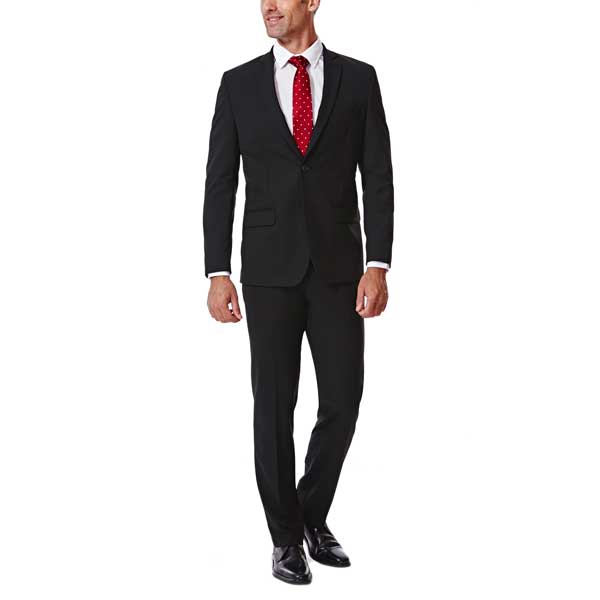 Saco Slim Fit Modelo elo Hz70295N Negro Haggar Para Hombre image number null