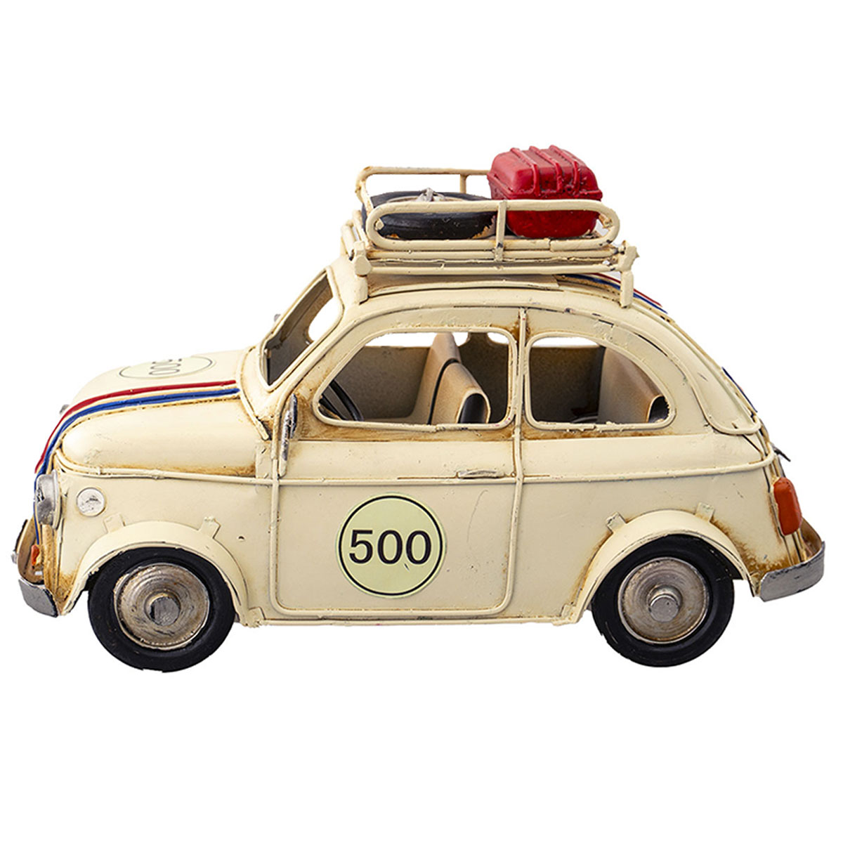 Figura Decorativa Auto antiguo Fiat Running Decora image number null