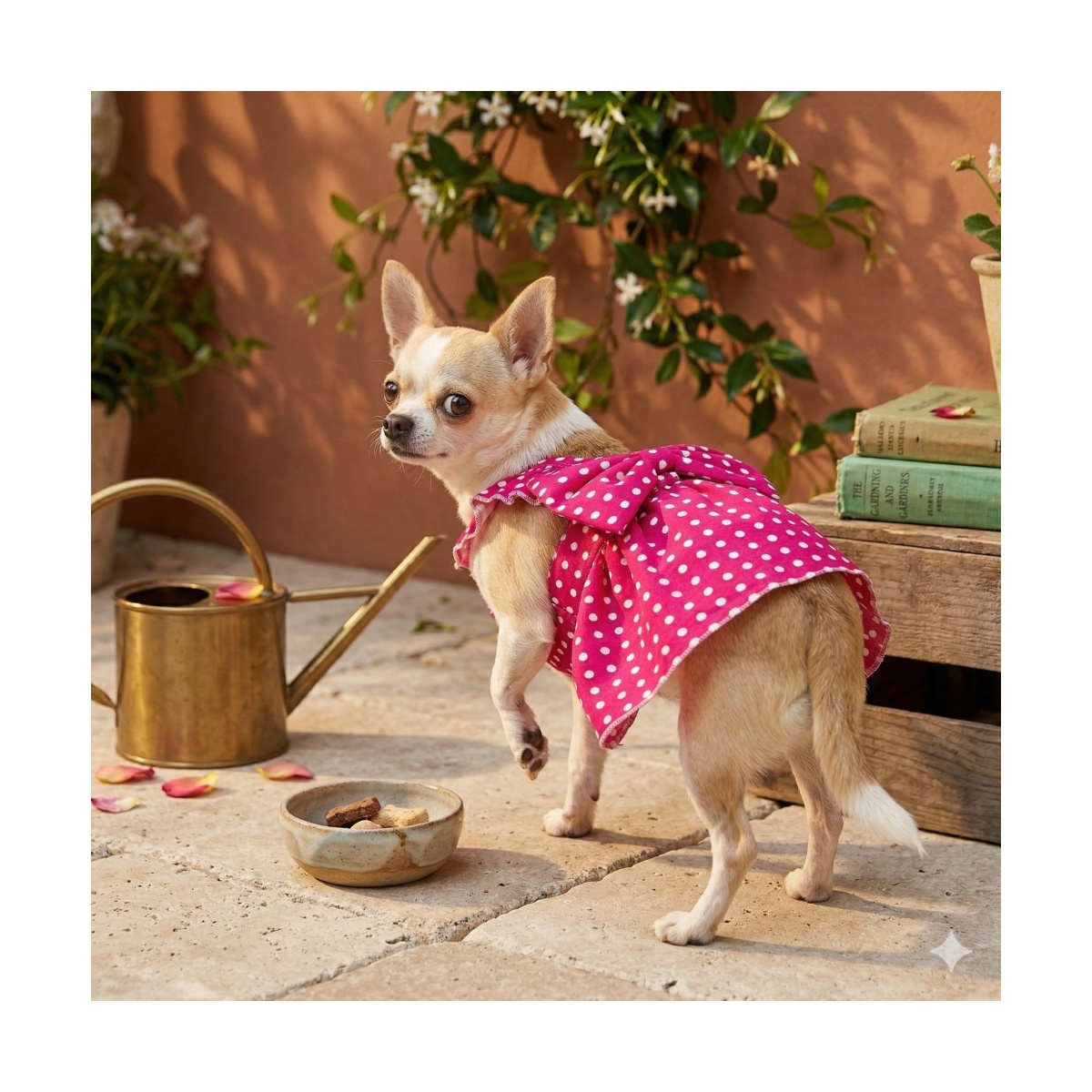 Vestido Fiusha Con Puntos Talla Chica Maypet image number null