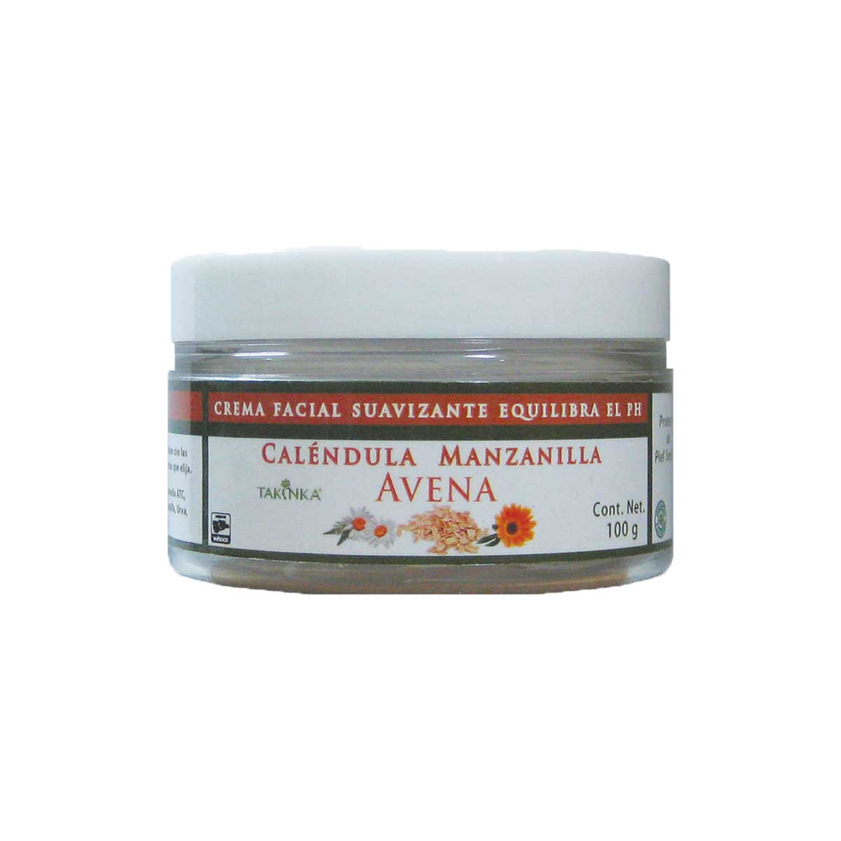 Crema Facial Cal&eacute;ndula Manzanilla Y Avena Takinka image number null