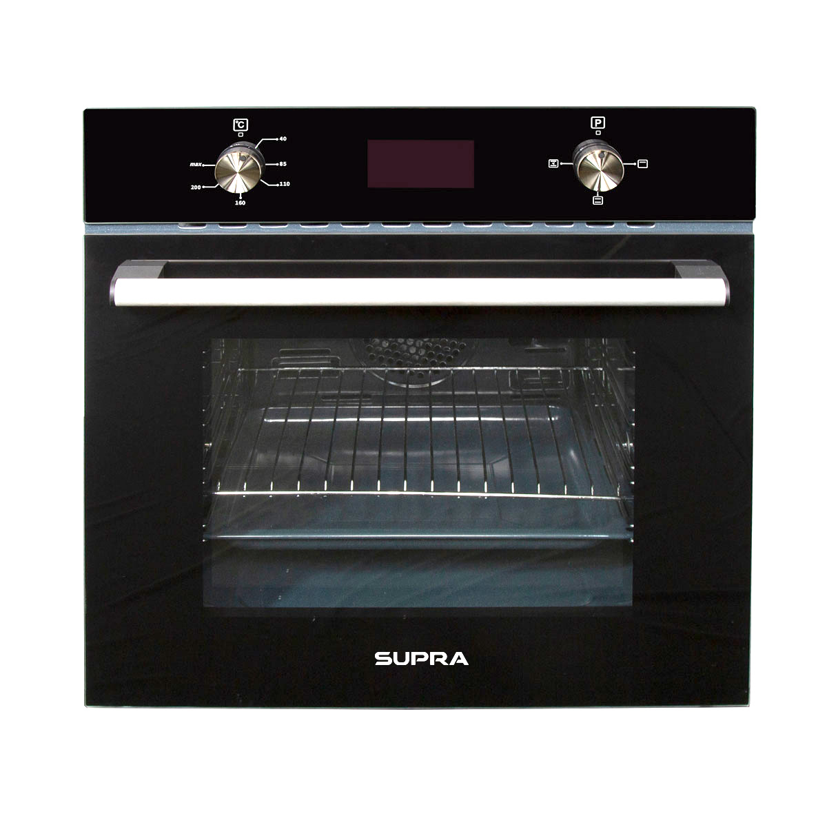 Horno El&eacute;ctrico Con Cristal Templado Negro image number null