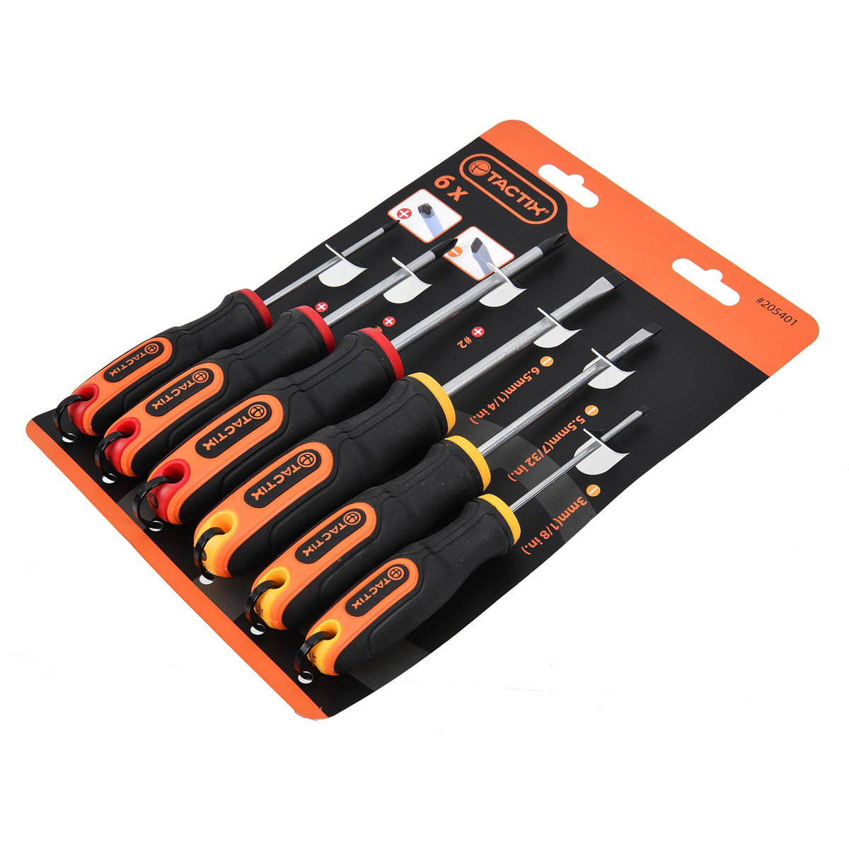 Set 6 Desarmadores Ergon&oacute;micos Tactix image number null