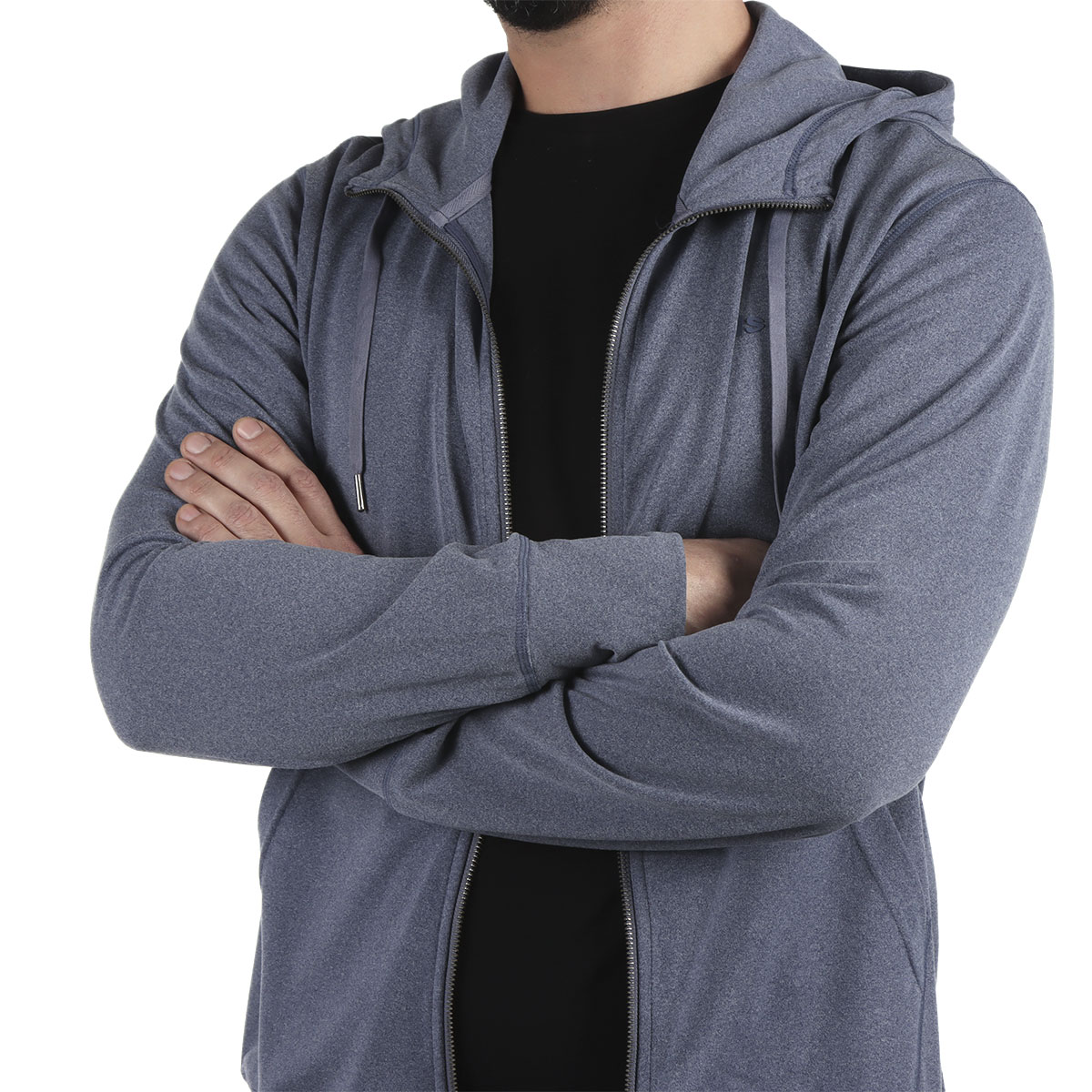 Sudadera con Capucha Cierre Frontal Jeanious para Hombre image number null