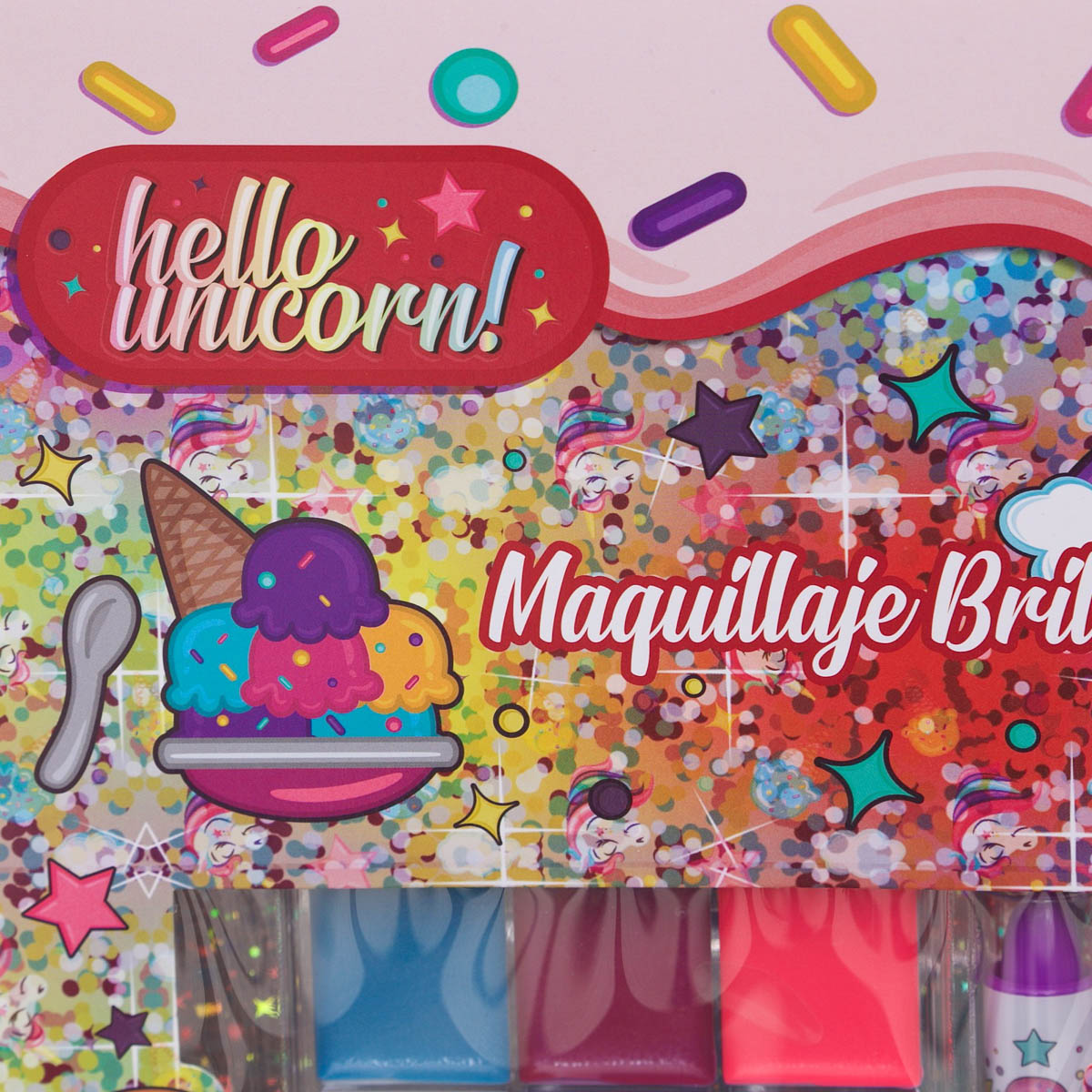 Maquillaje brillante para ni&ntilde;a Go Fun image number null