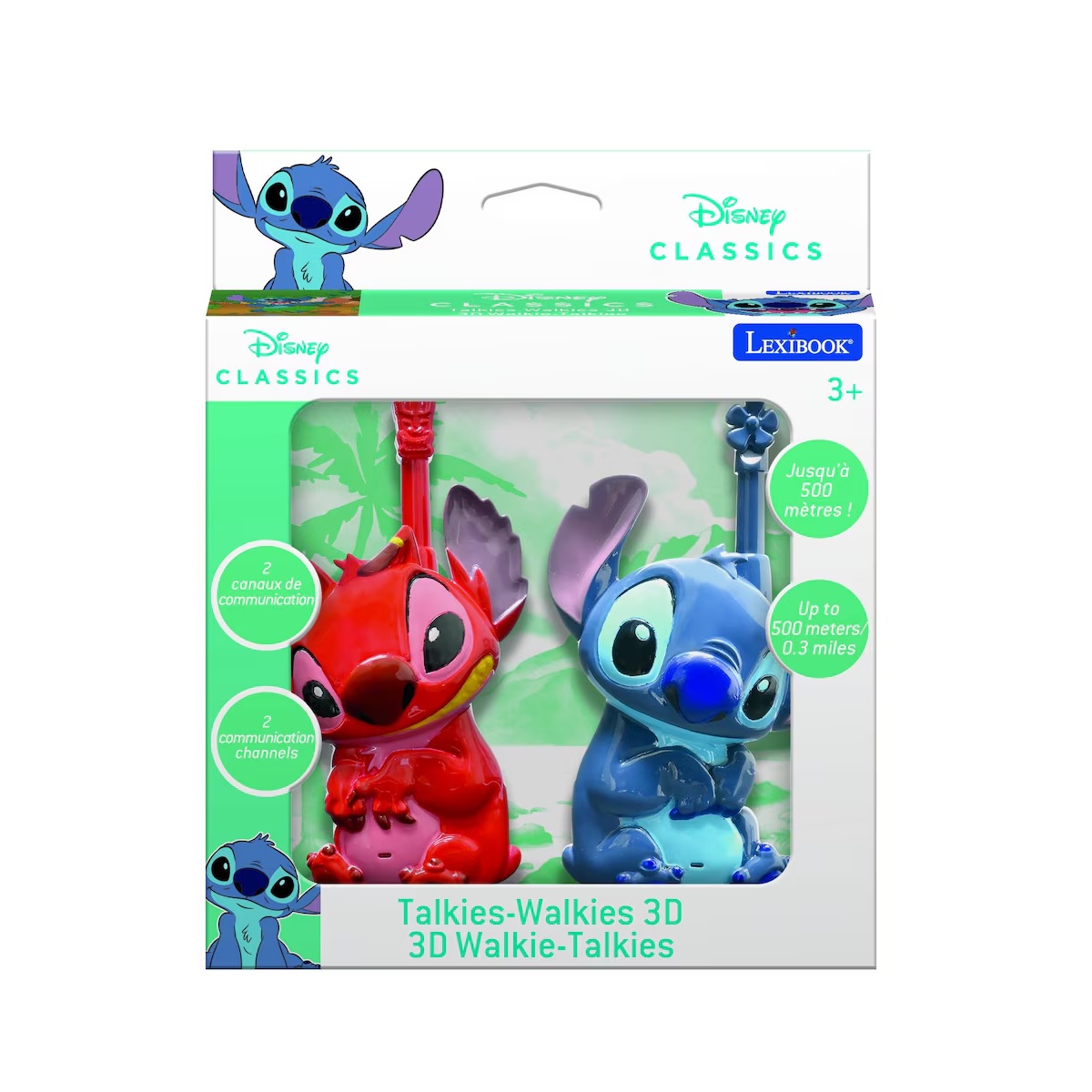 Walkie Talkies Stitch 3D Lexibook image number null