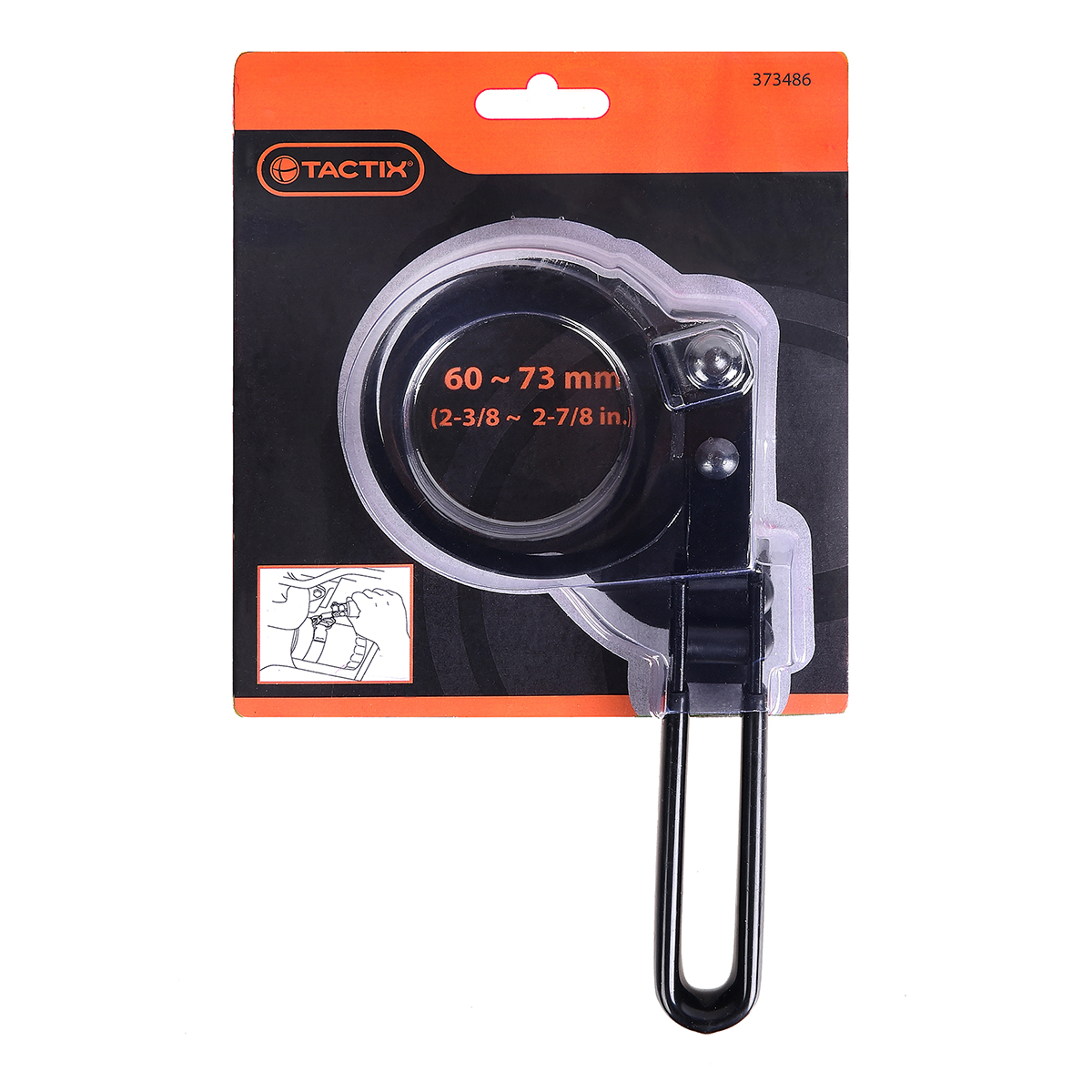Llave para Cambio de Filtro de Aceite&nbsp; 60-73mm Tactix image number null
