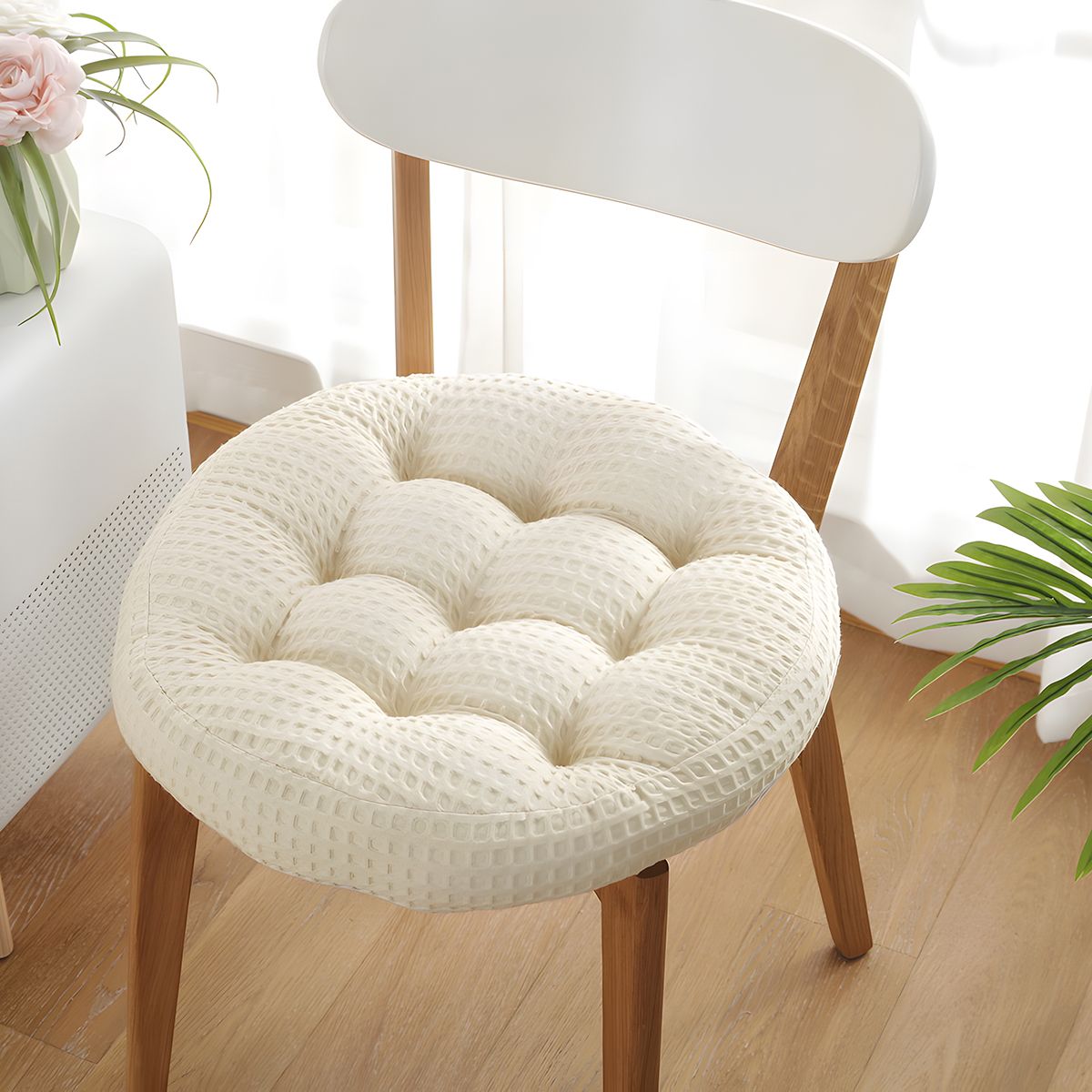 Coj&iacute;n Para Silla Blanco HOME & DETAILS image number null