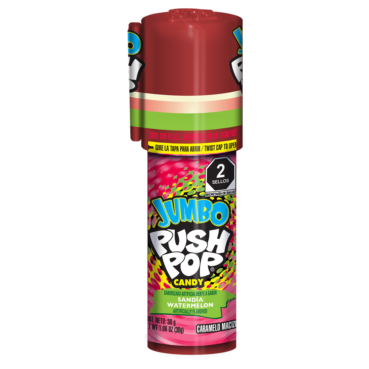 Bazooka Push Pop Jumbo 30g image number null