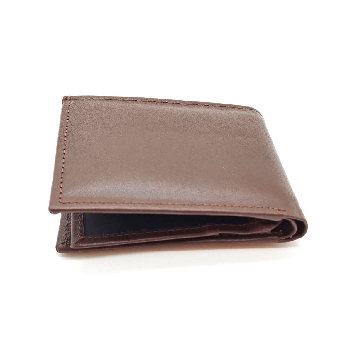 Cartera en Piel Vacuno Carlo Corinto Caf&eacute; Oscuro para Hombre image number null