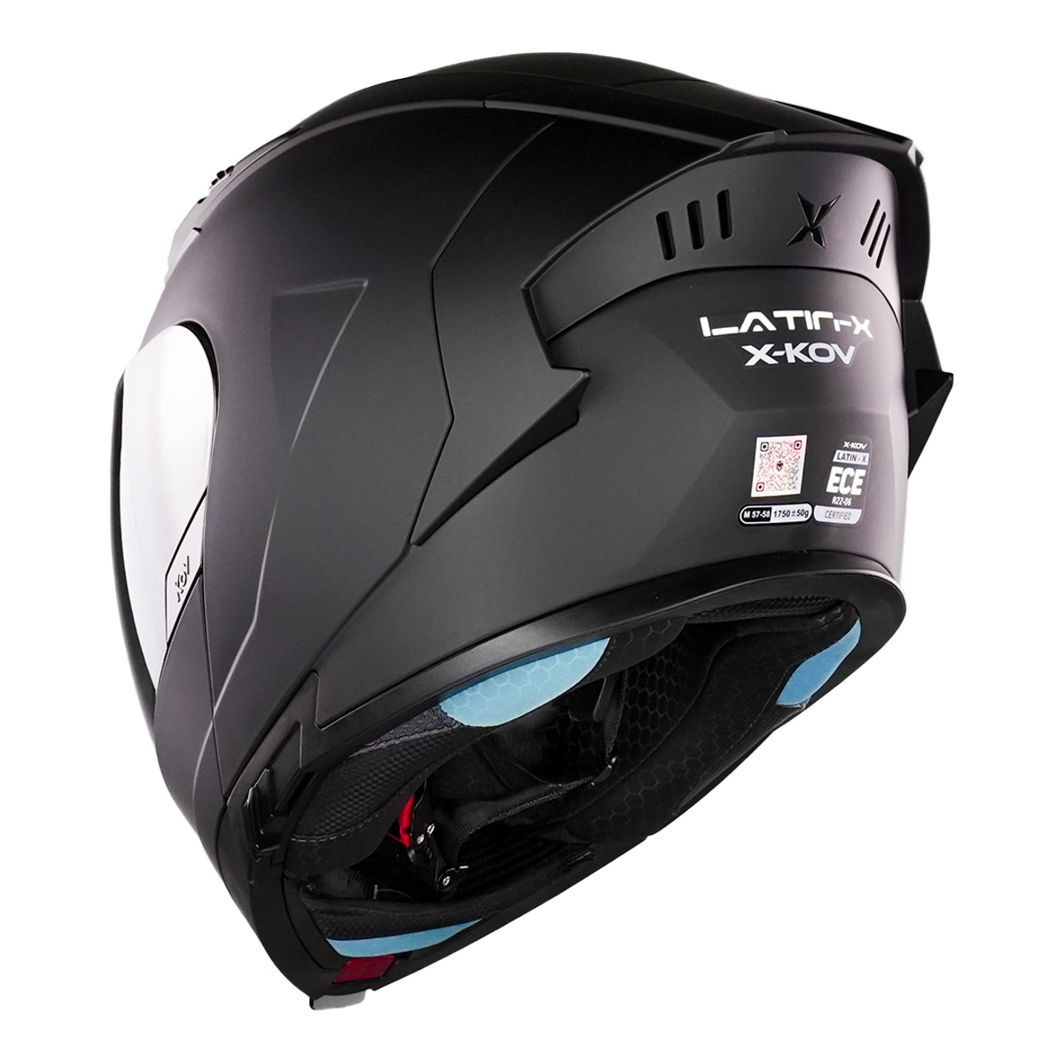 Casco Abatible X-Kov Latin-X Negro Mate image number null