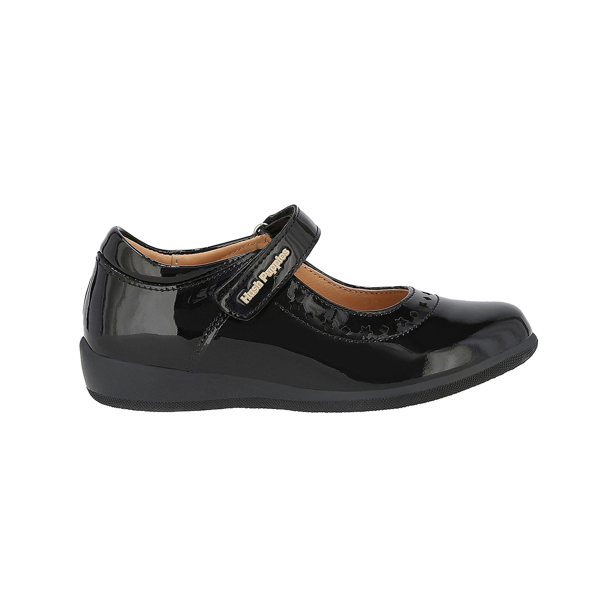 Balerina Escolar con Velcro 18-24 Negro para Ni&ntilde;a HUSH PUPPIES image number null