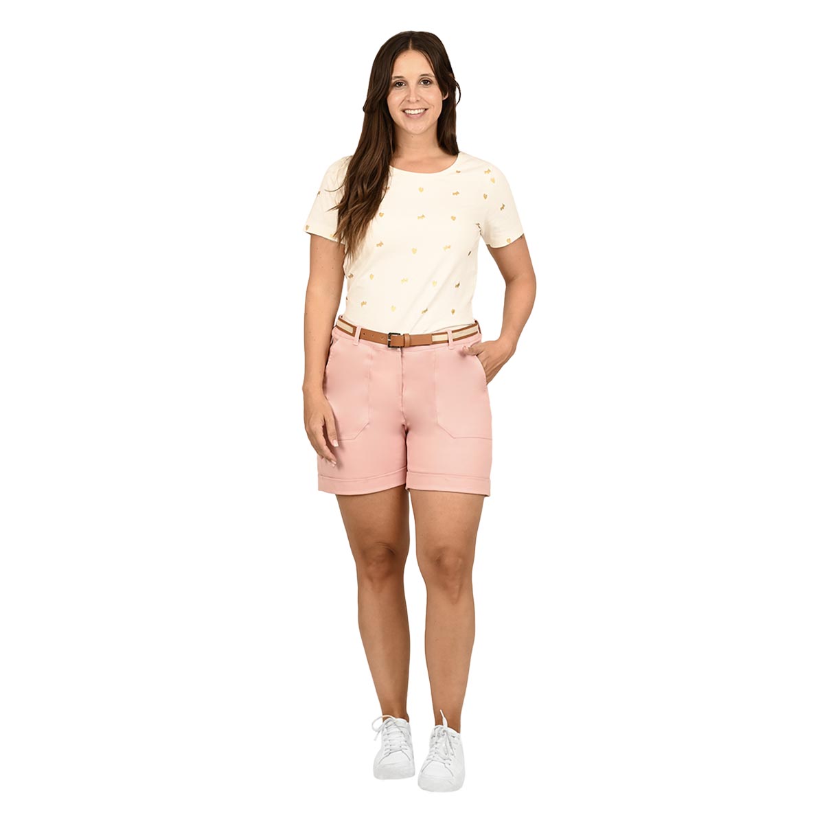 Short con cintur&oacute;n elken Ferrioni para Mujer image number null