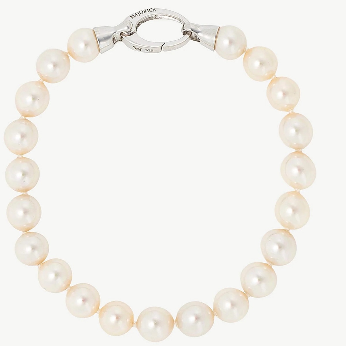 Pulsera 19 Cm de Plata Rodiada con Perlas MAJORICA image number null
