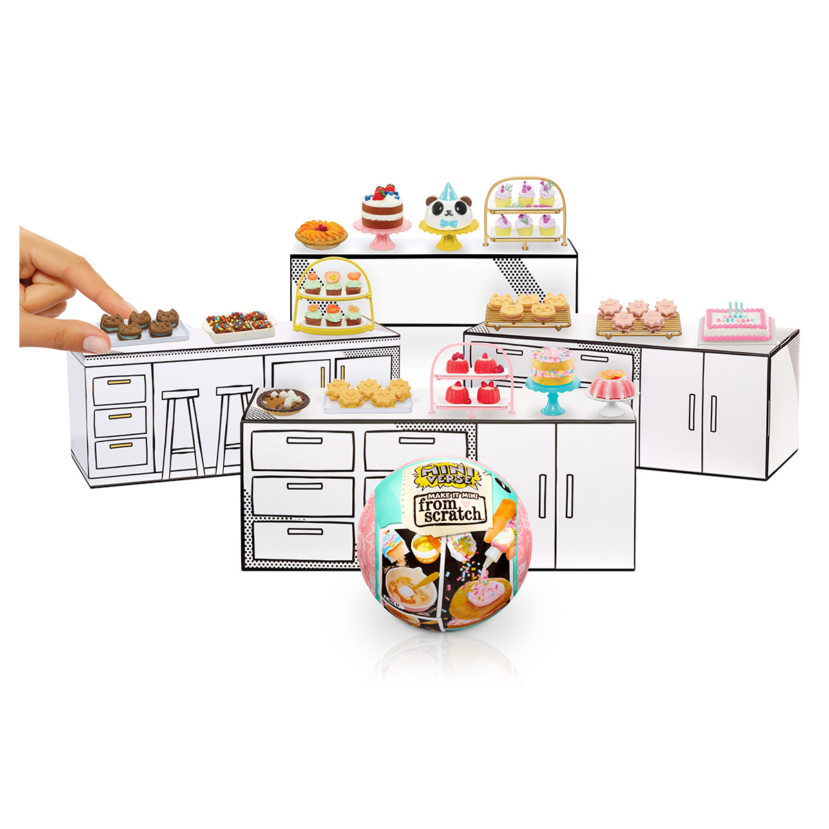 Figuras Coleccionables MINIVERSE Make It Mini Foods Diner From Scratch Series 4 image number null