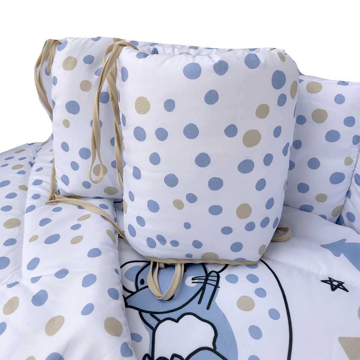 Juego de Cuna 70x130 Polo One By Inbed Color Az&uacute;l image number null
