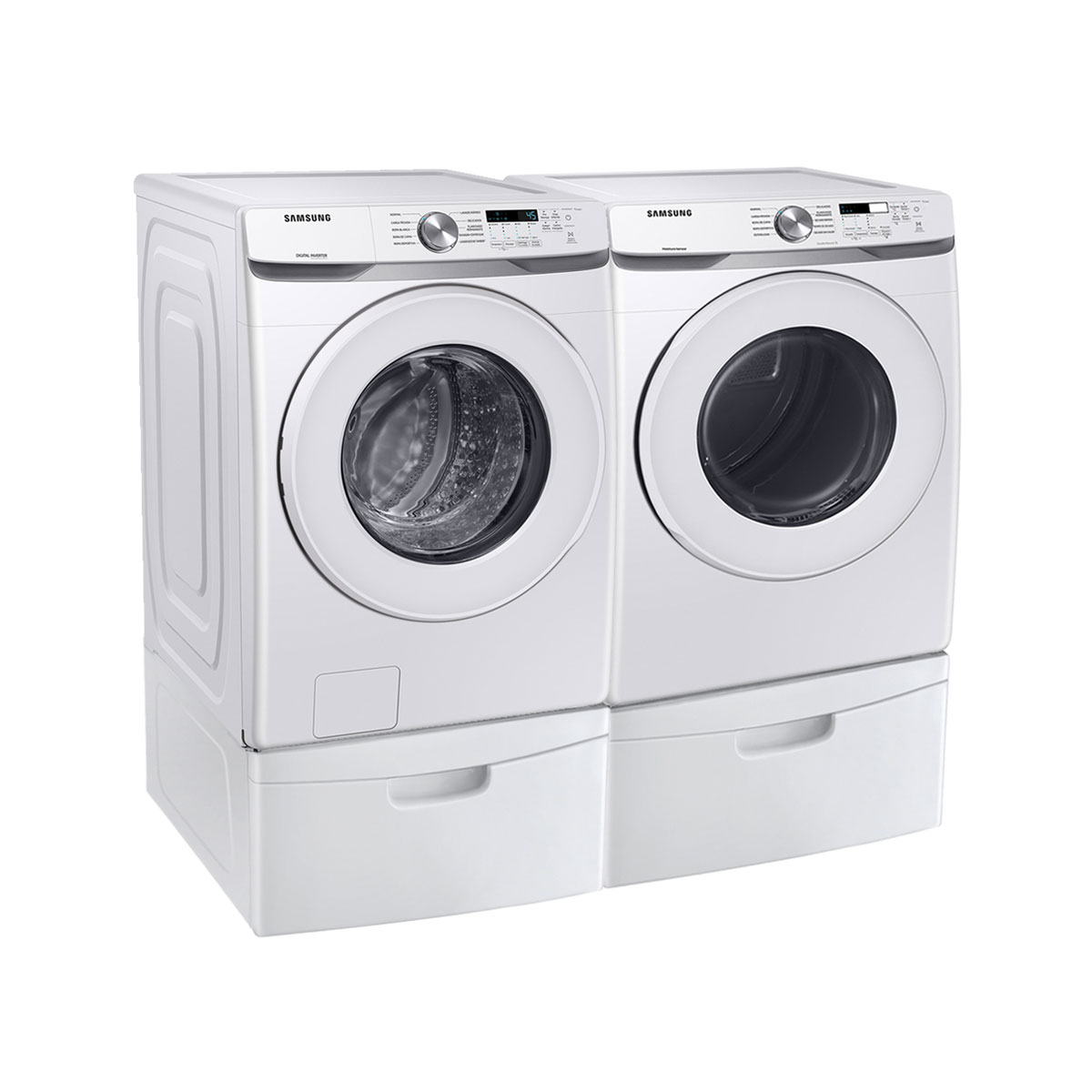 Combo Lavadora Y Secadora Frontal Samsung 20 Kg Blanco F-Wd20t6000wcp image number null
