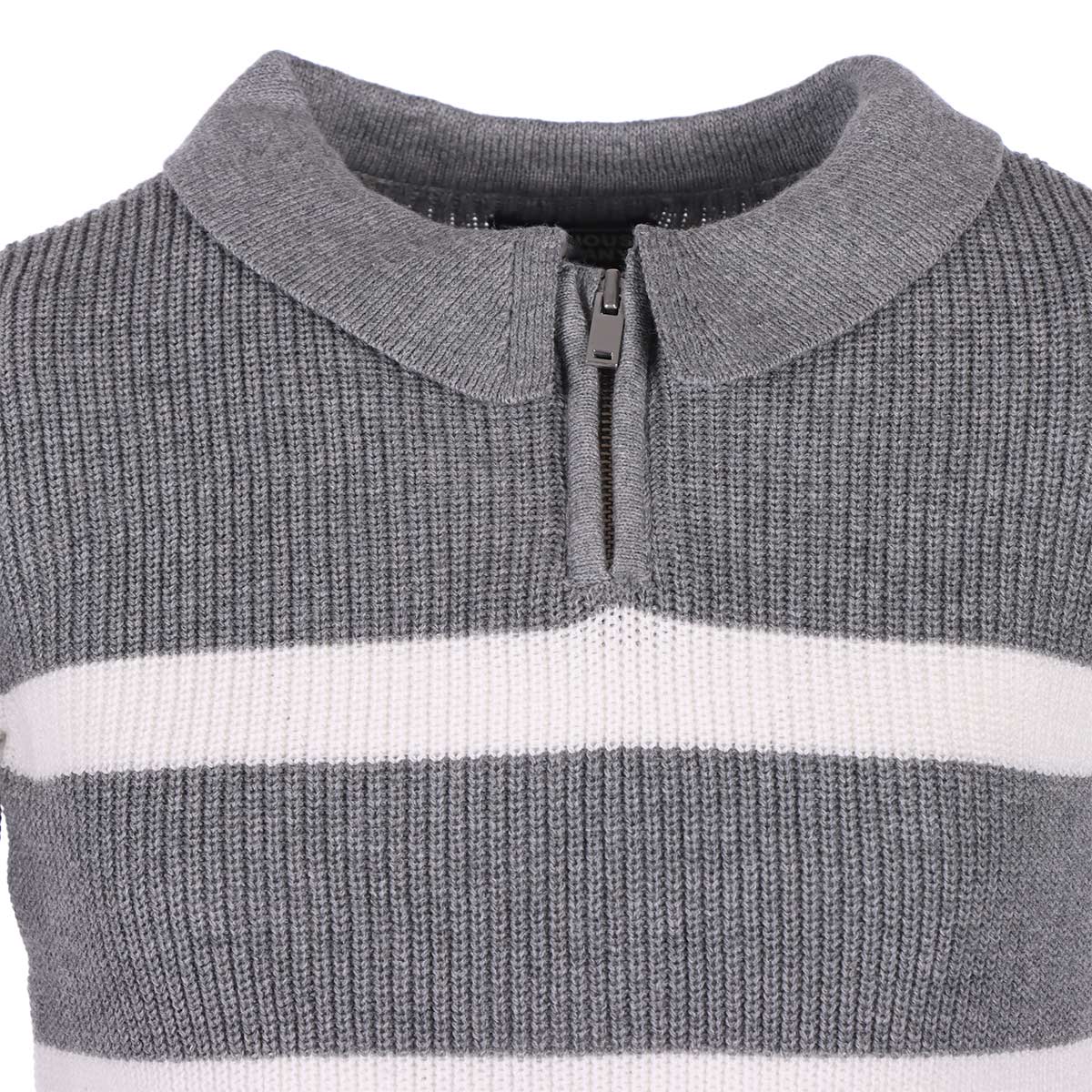Su&eacute;ter Polo a Rayas Estilo Rugby Jeanious para Ni&ntilde;a image number null