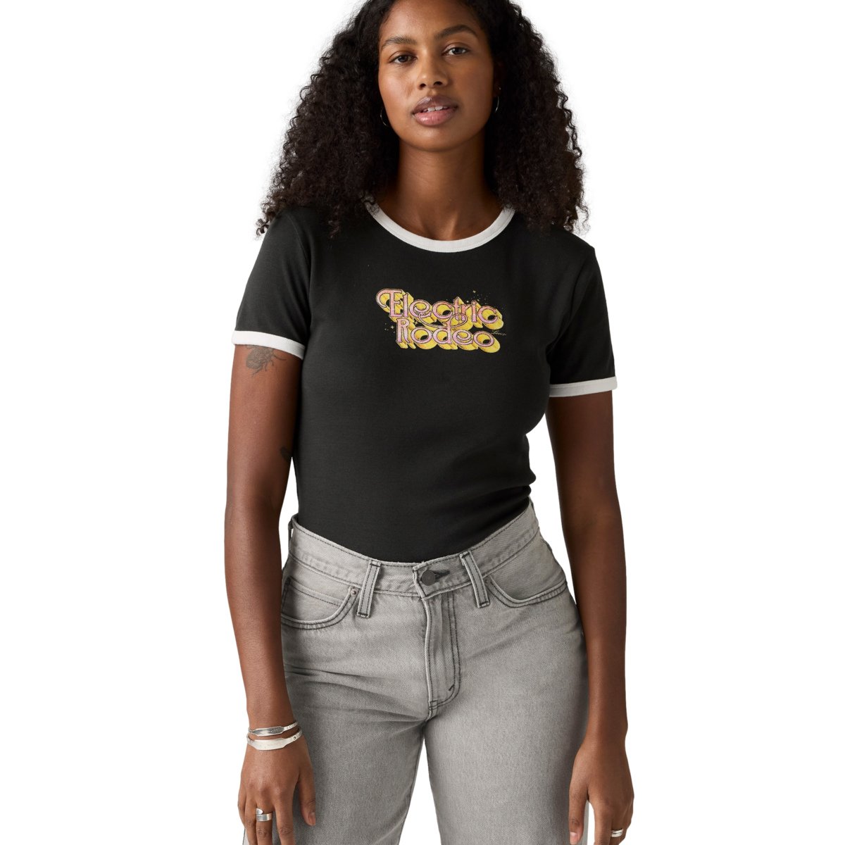 Levi&rsquo;s&reg; Playera Ringer para Mujer Junior image number null