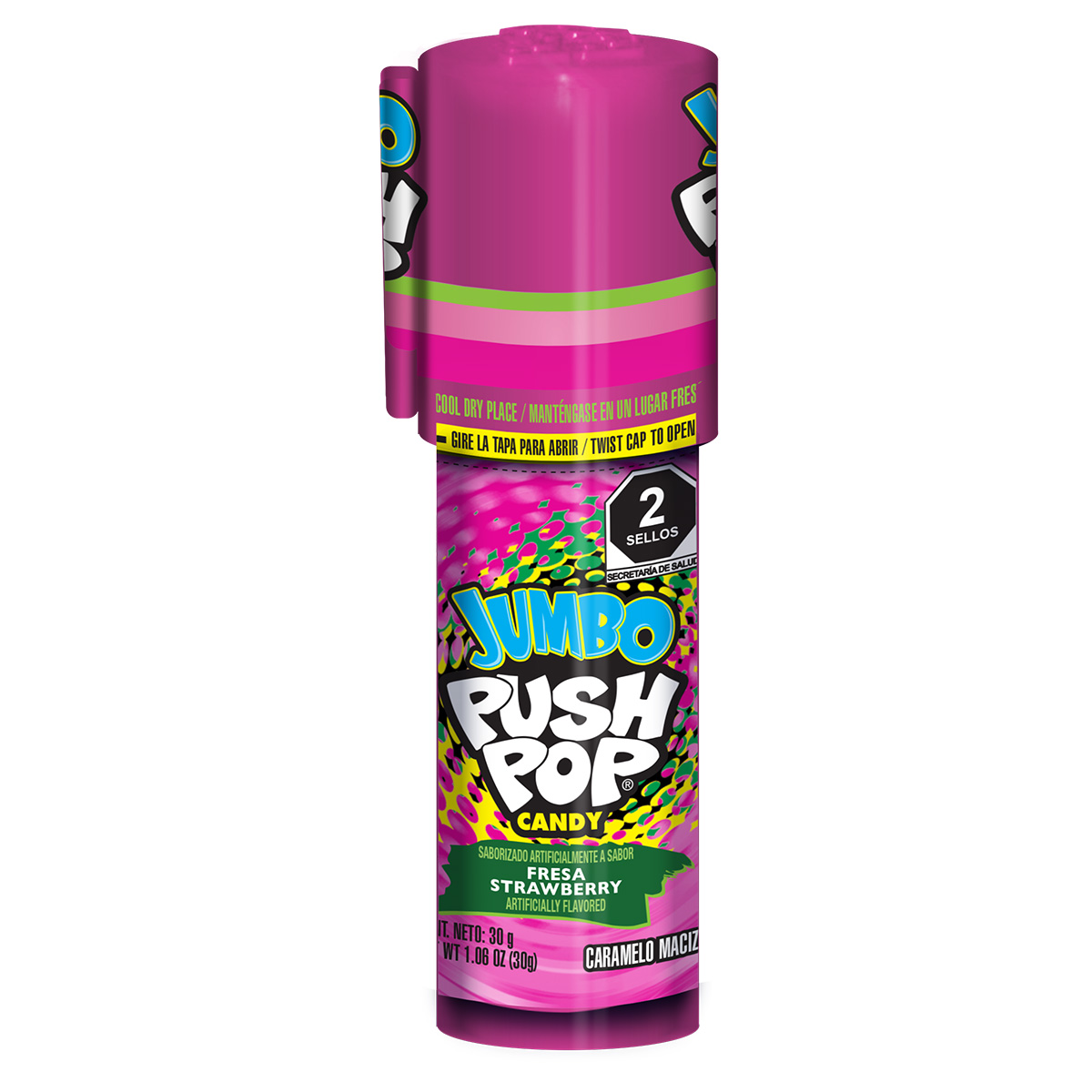 Bazooka Push Pop Jumbo 30g image number null