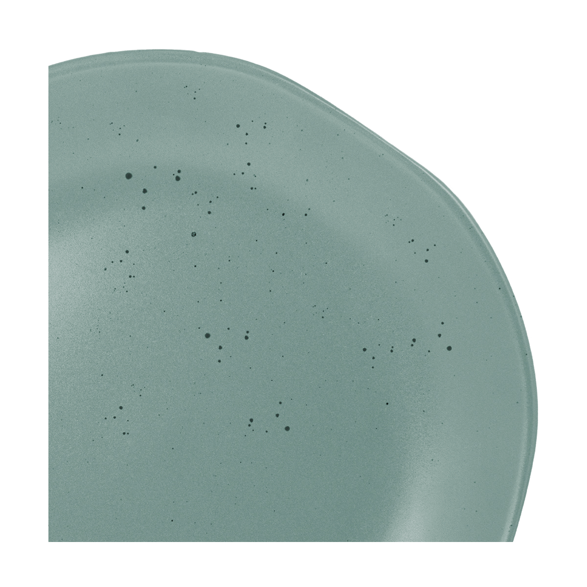 Vajilla Amorfa de Cer&aacute;mica 16pz Verde Dise&ntilde;o Moteado Chefmaker image number null