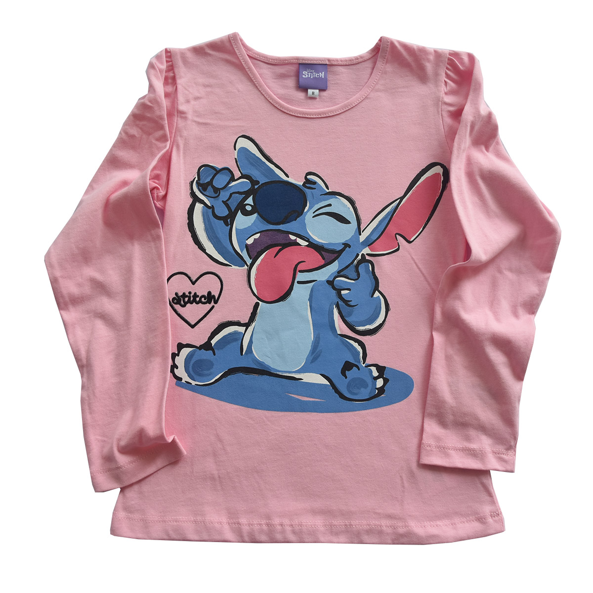 Bluson Manga Larga Stitch Disney para Ni&ntilde;a image number null