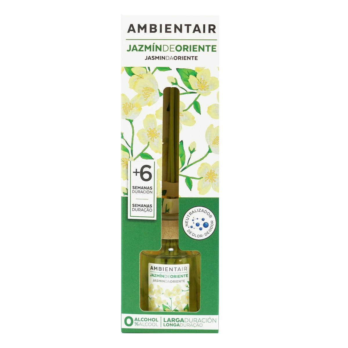 Difusor Mikado 50 ml Jazmin Oriente Ambientair image number null