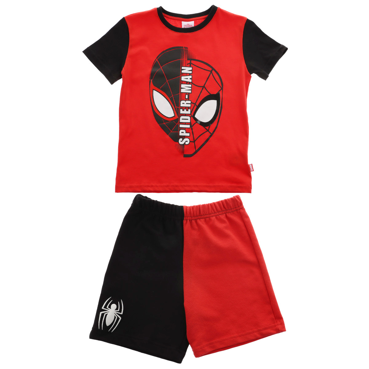 Conjunto Playera Manga Corta y Short Spiderman Ni&ntilde;o image number null