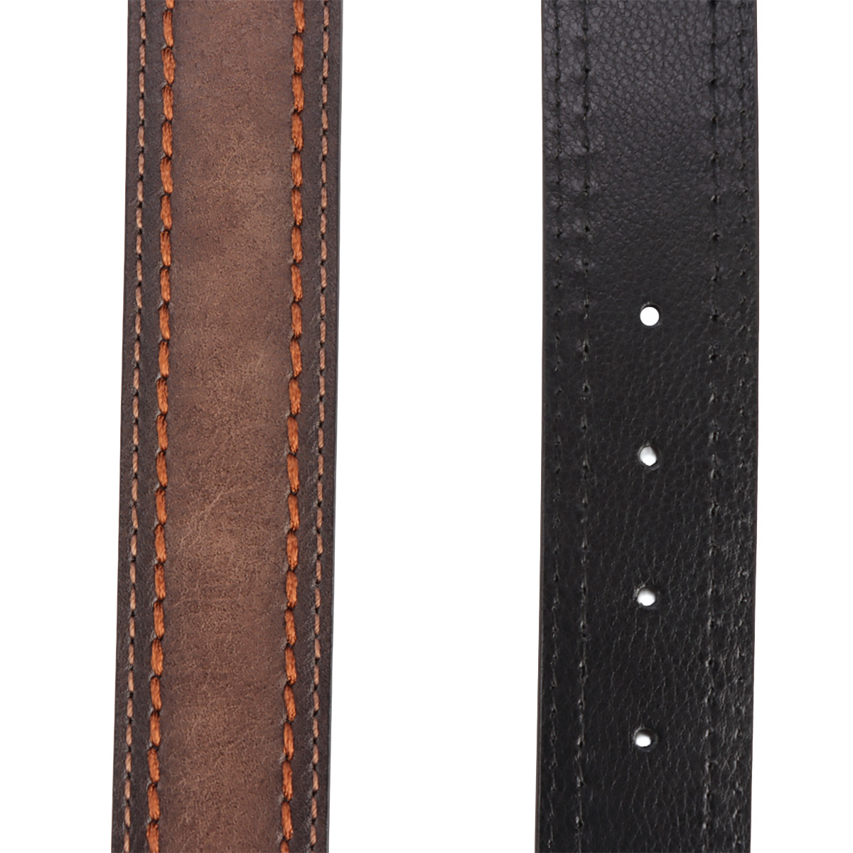 Cintur&oacute;n Reversible Hombre Perry Ellis Sport Negro Caf&eacute; image number null