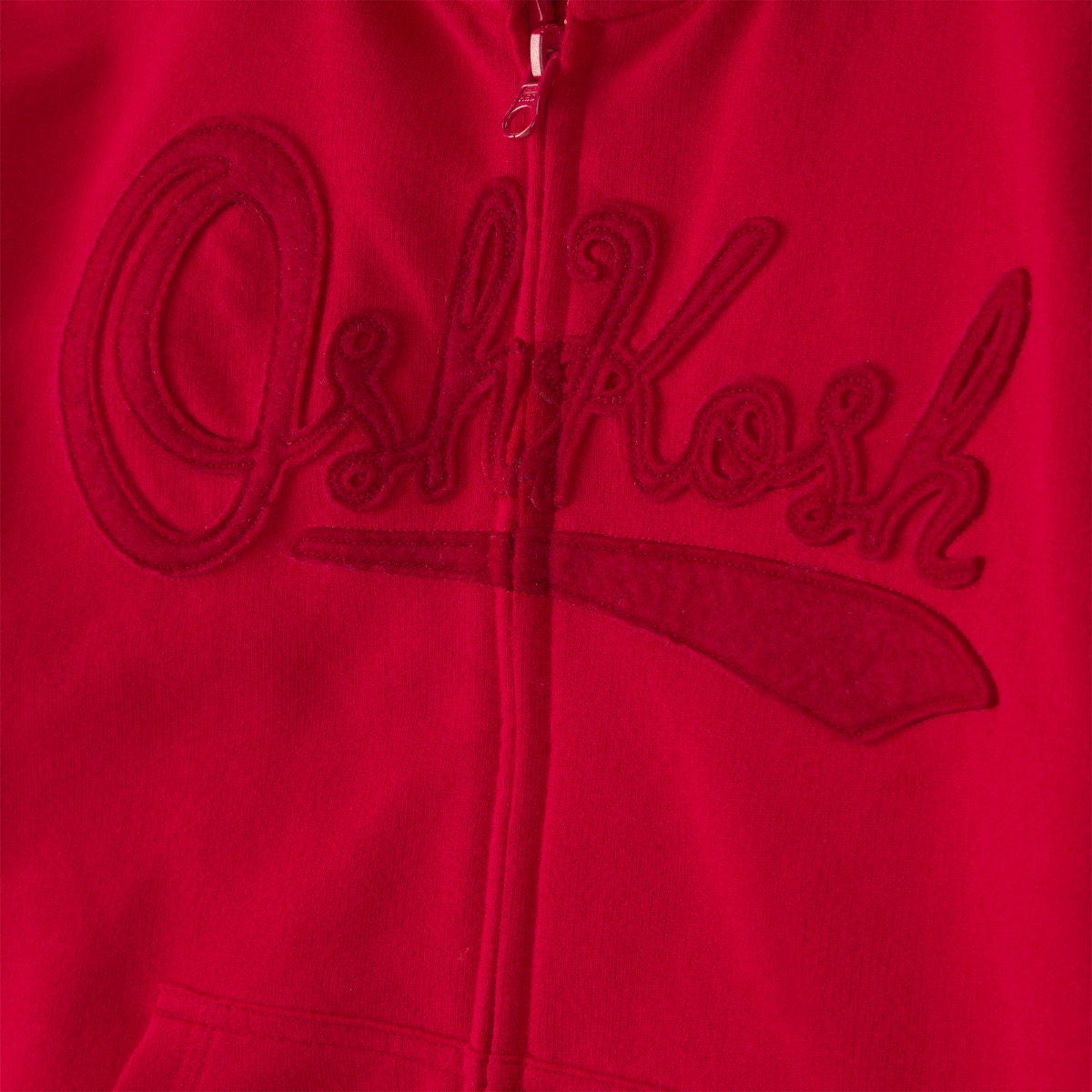 Sudadera con Capucha Oshkosh Roja con Dise&ntilde;o Logo para Ni&ntilde;o image number null