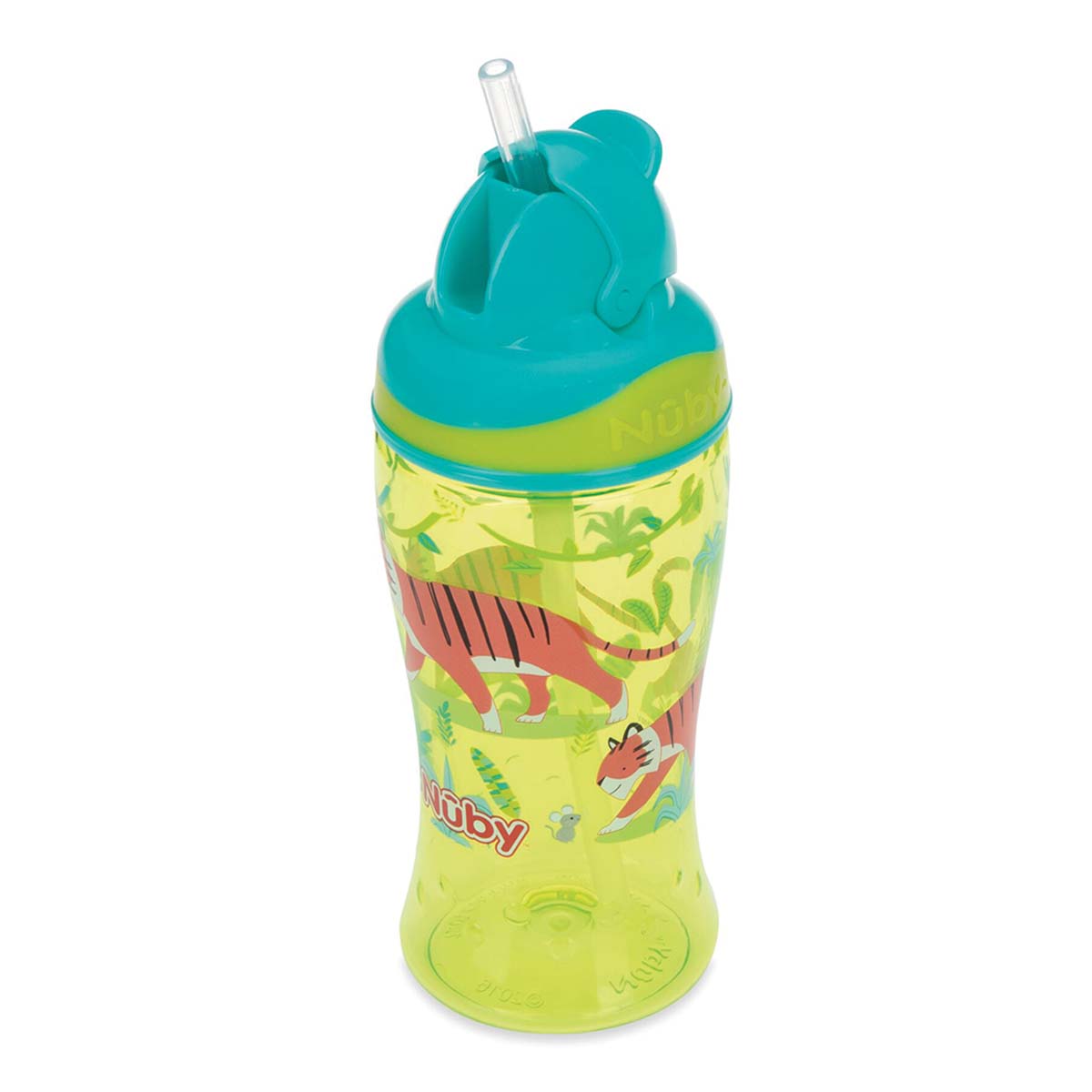Vaso Nuby Thirsty Kids Verde/Tigre image number null