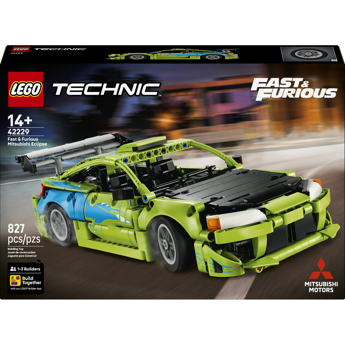 Technic Auto Mitsubishi Eclipse Fast And Furious Lego image number null