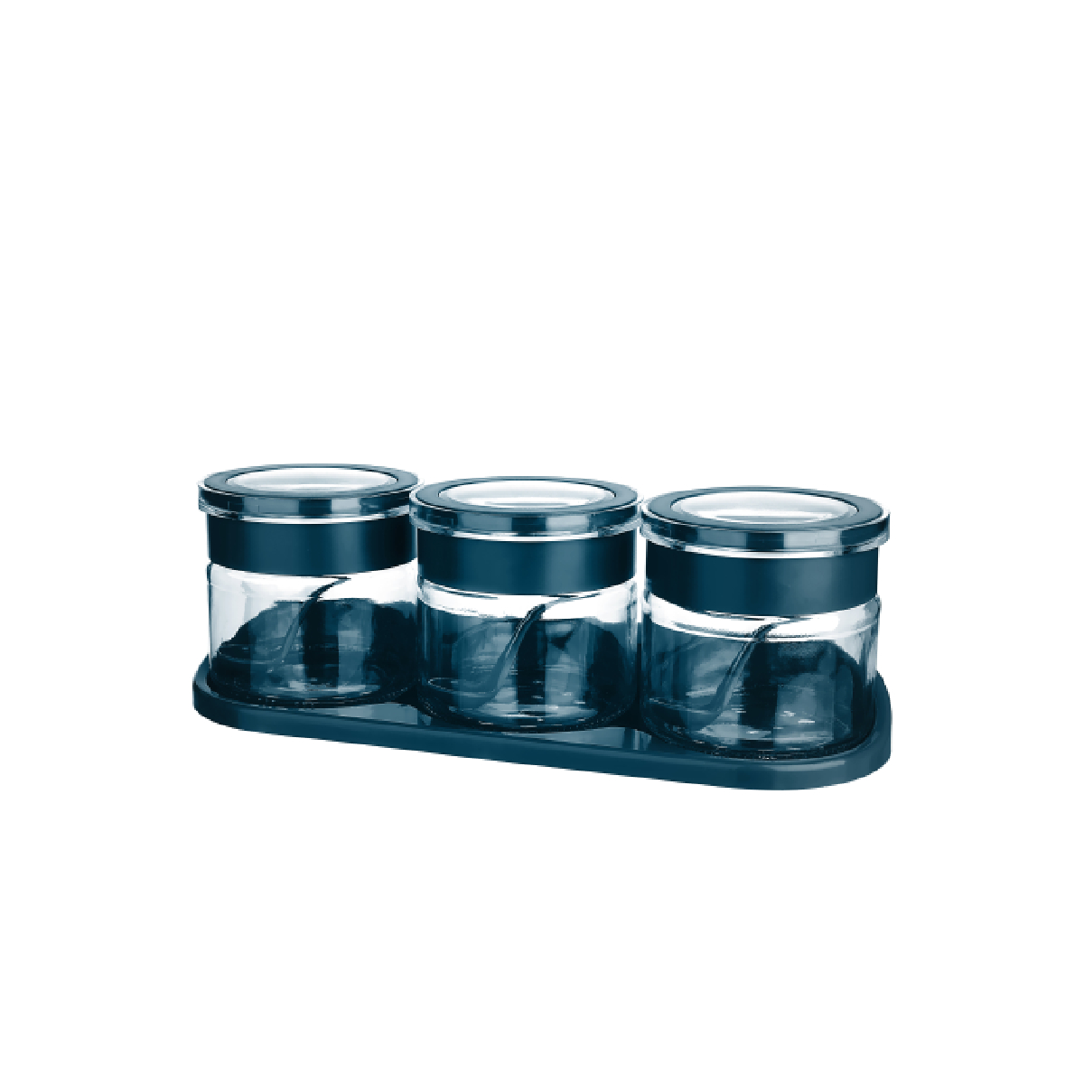 Set 3 Especieros Con Cuchara Jarkin Space 300 Ml Titiz image number null