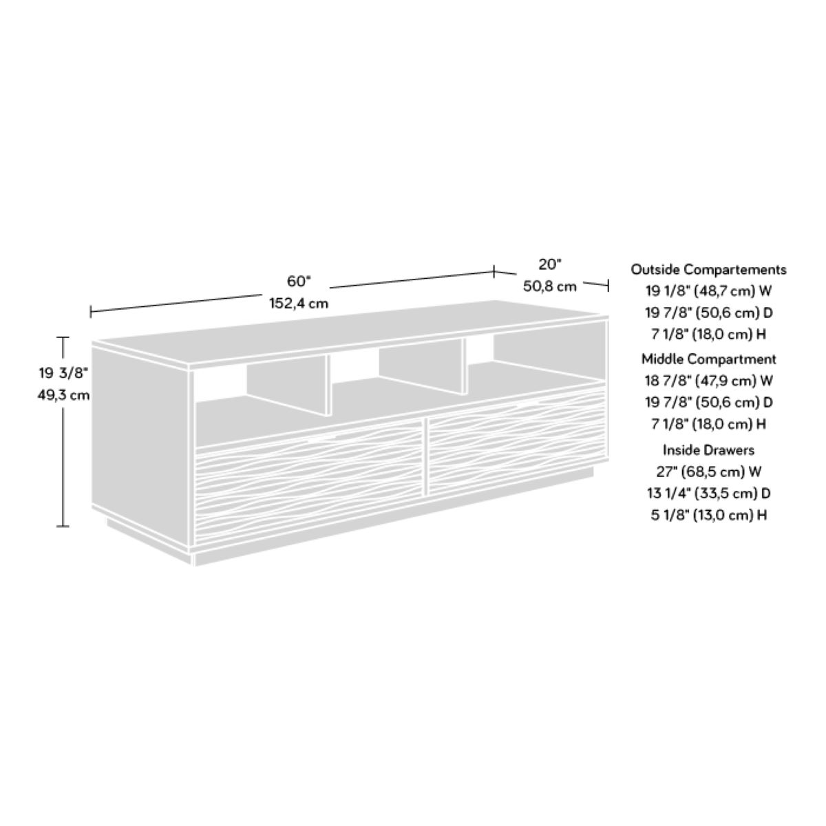 Mueble para TV Morgan Main Blanco Sauder image number null