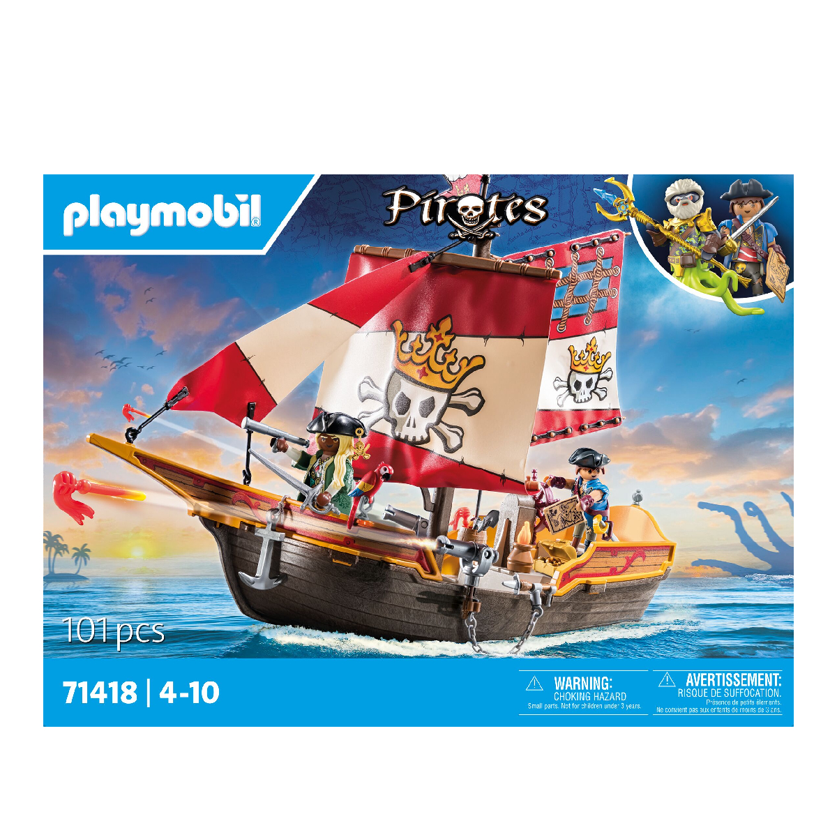 Barco Corsario de Pirate Queen PLAYMOBIL image number null