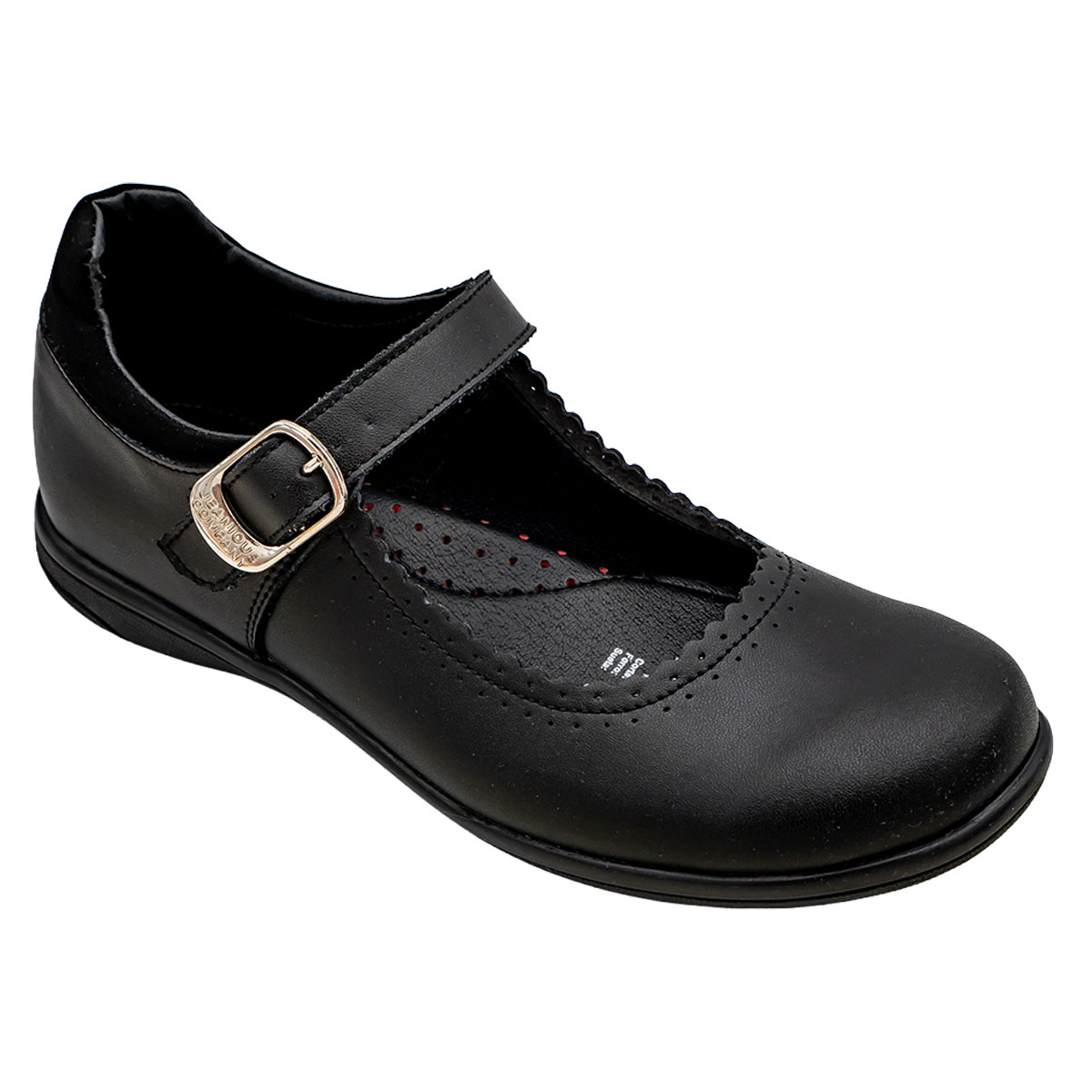Zapato Escolar Con Hebilla 18-21 Negro Jeanious image number null