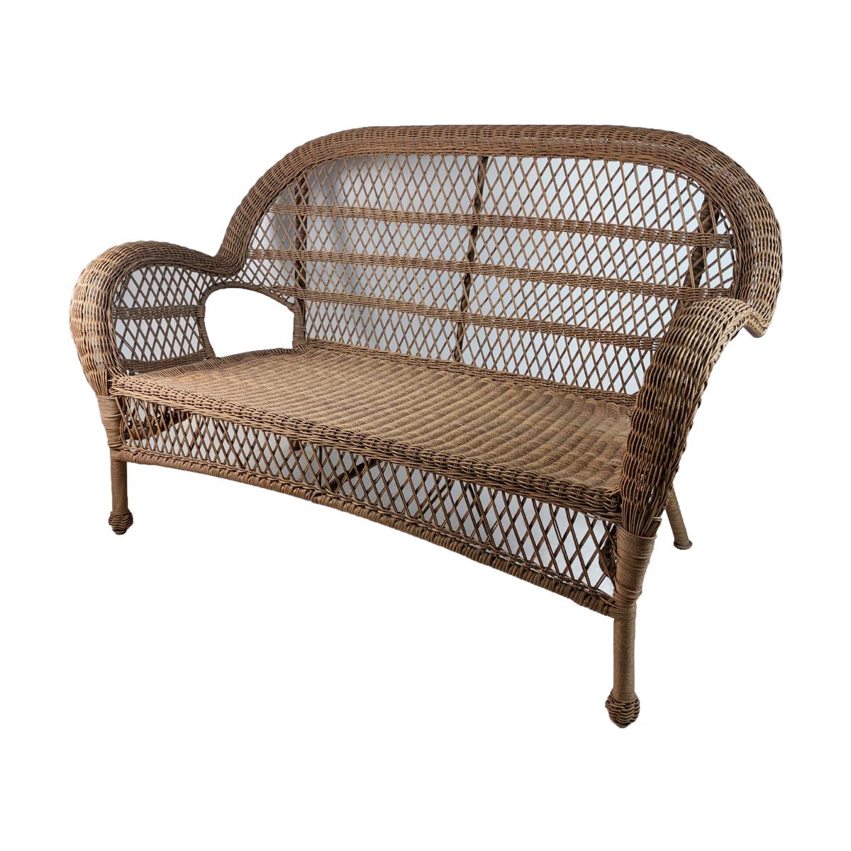 Settee De Exterior Santa Barbara Light Brown Vintage Home image number null