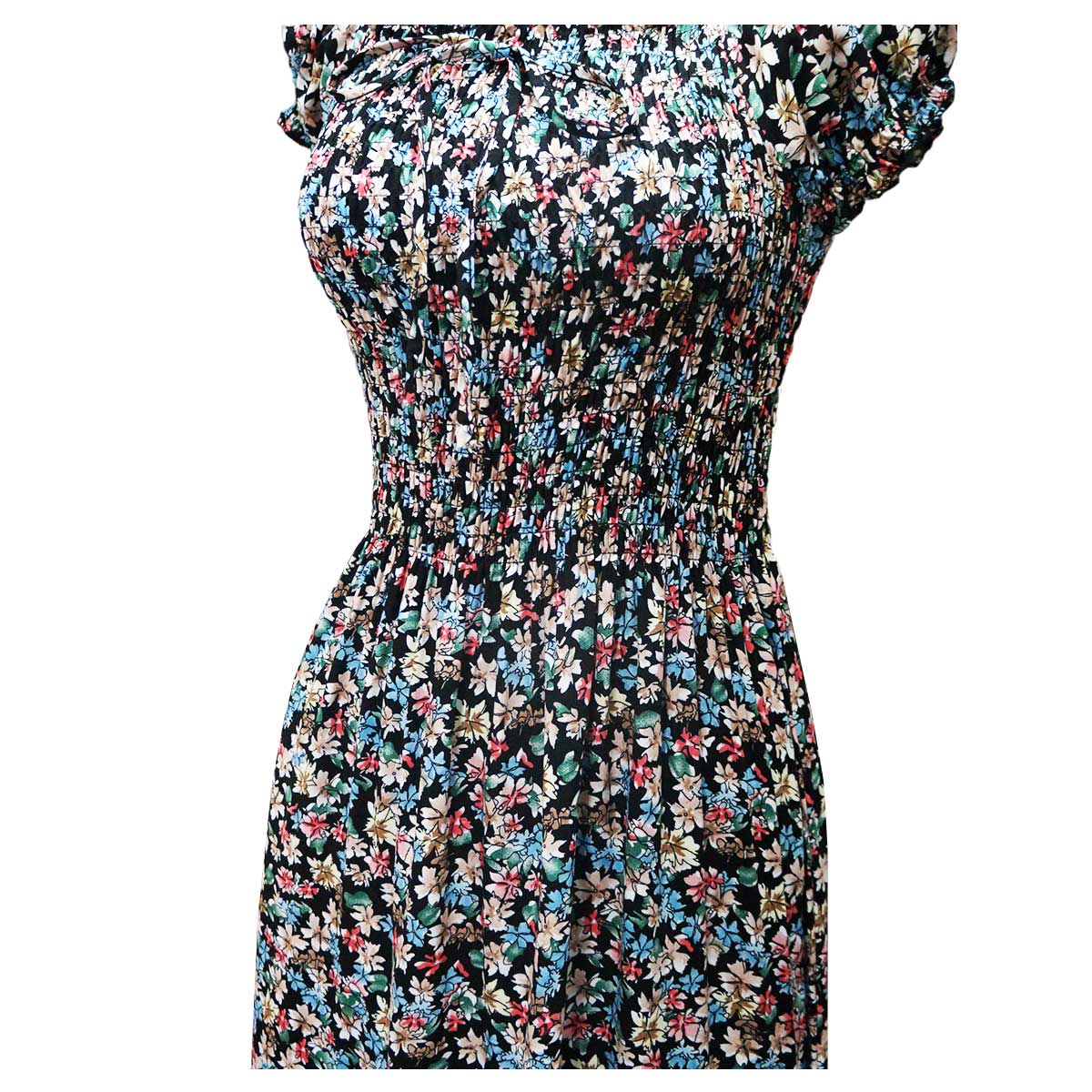 Vestido Corto Maternidad Estampado Banana Lim&oacute;n image number null