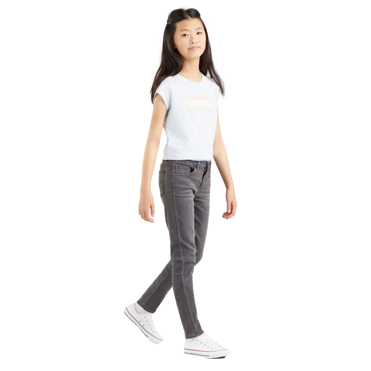 Jeggings Skinny Fit Levi's Liso Para Ni&ntilde;a image number null