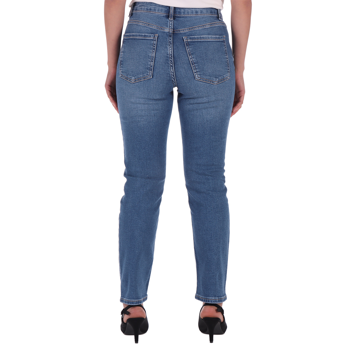 Jeans Skinny Fit Ajuste Ce&ntilde;ido OVS para Mujer image number null